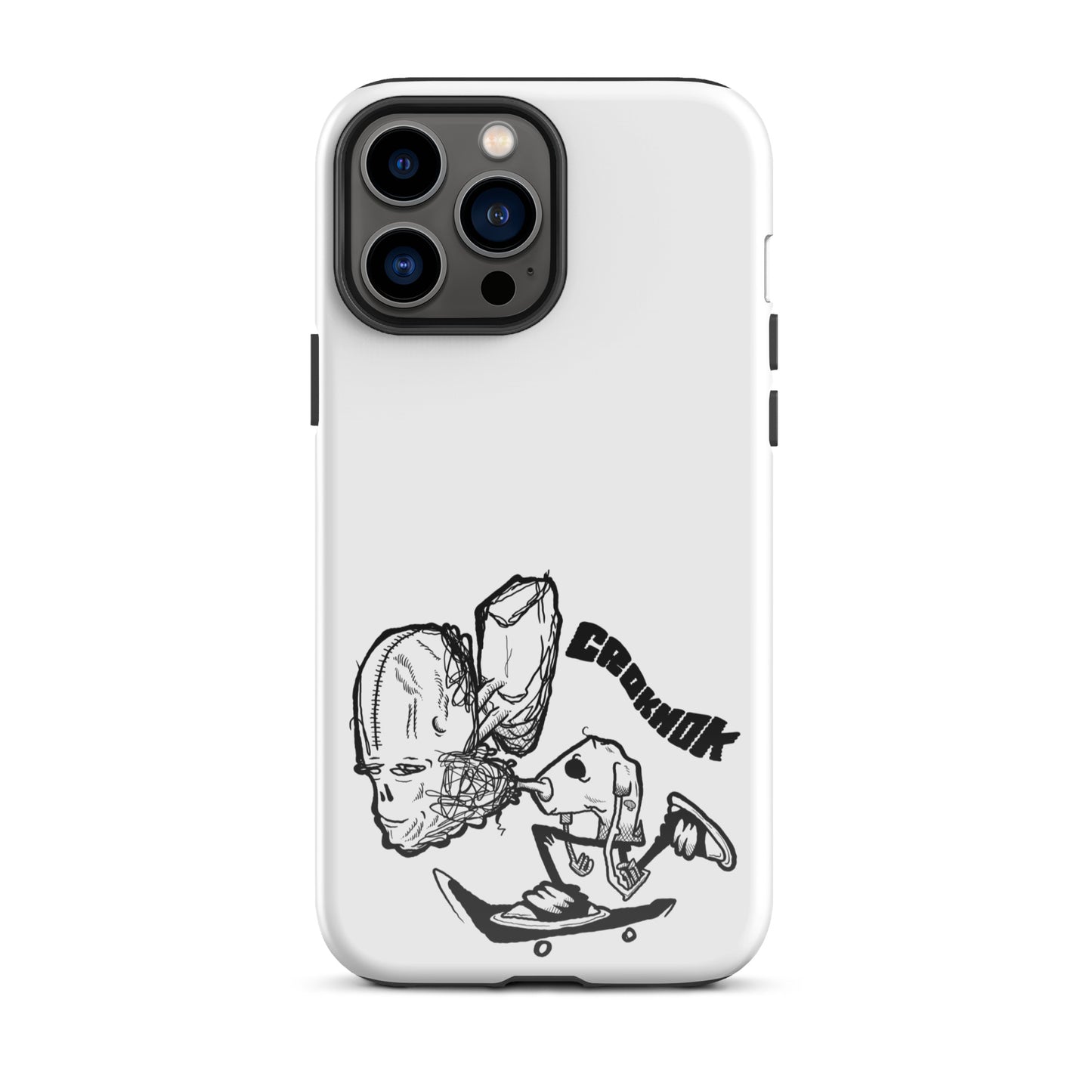 iPhone case - Skateboarding AS0037 White
