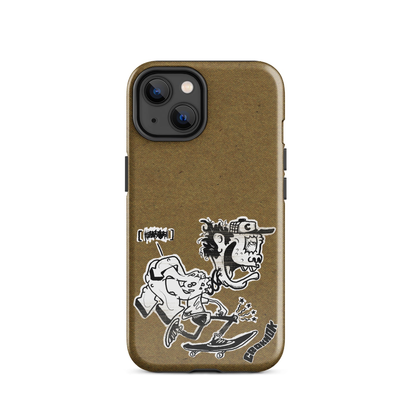 iPhone case - Skateboarding AS0017 Brown