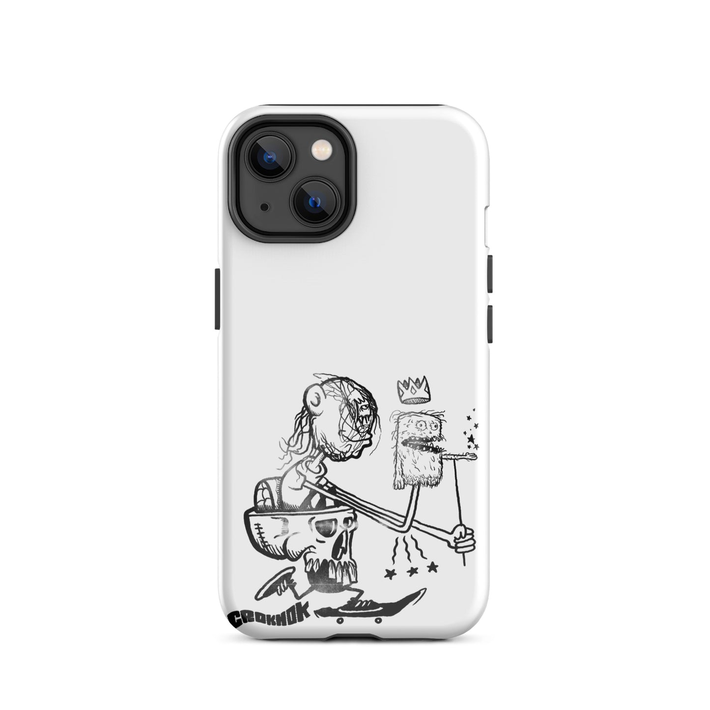 iPhone case - Skateboarding AS0019 White