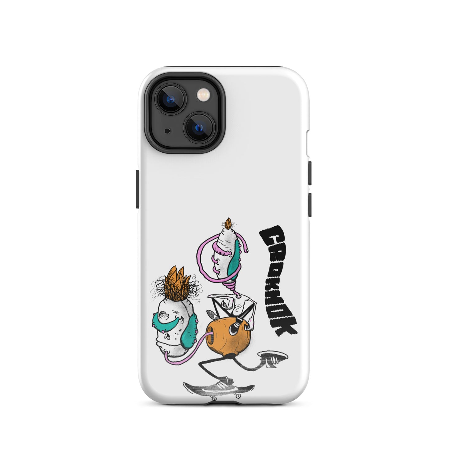 iPhone case - Skateboarding AS0025 White