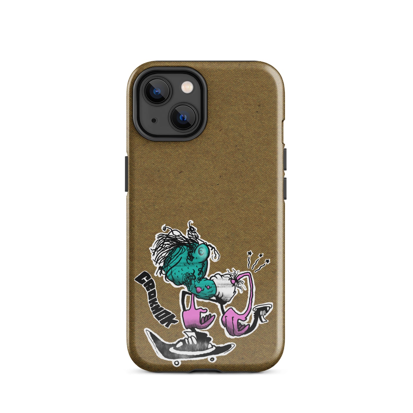 iPhone case - Skateboarding AS0028 Brown