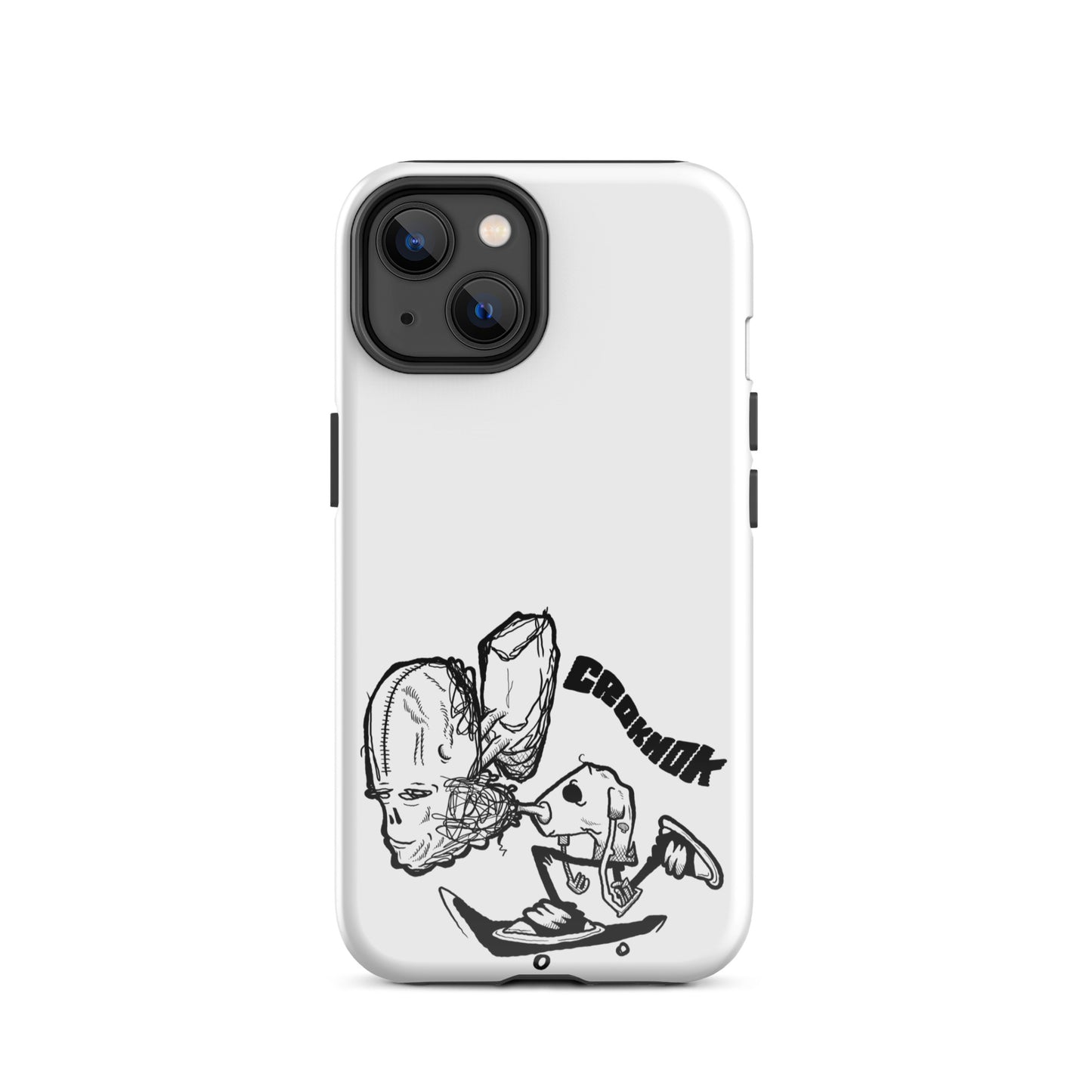 iPhone case - Skateboarding AS0037 White