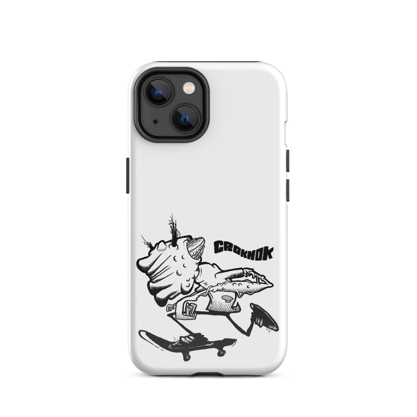 iPhone case - Skateboarding AS0036 White