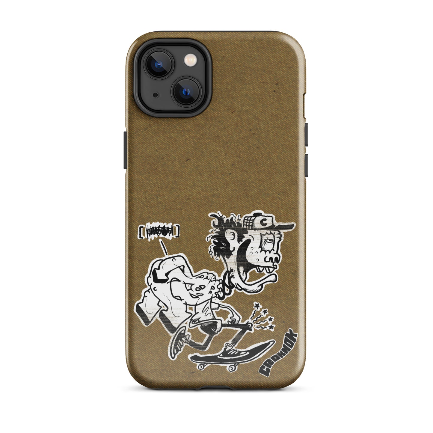 iPhone case - Skateboarding AS0017 Brown