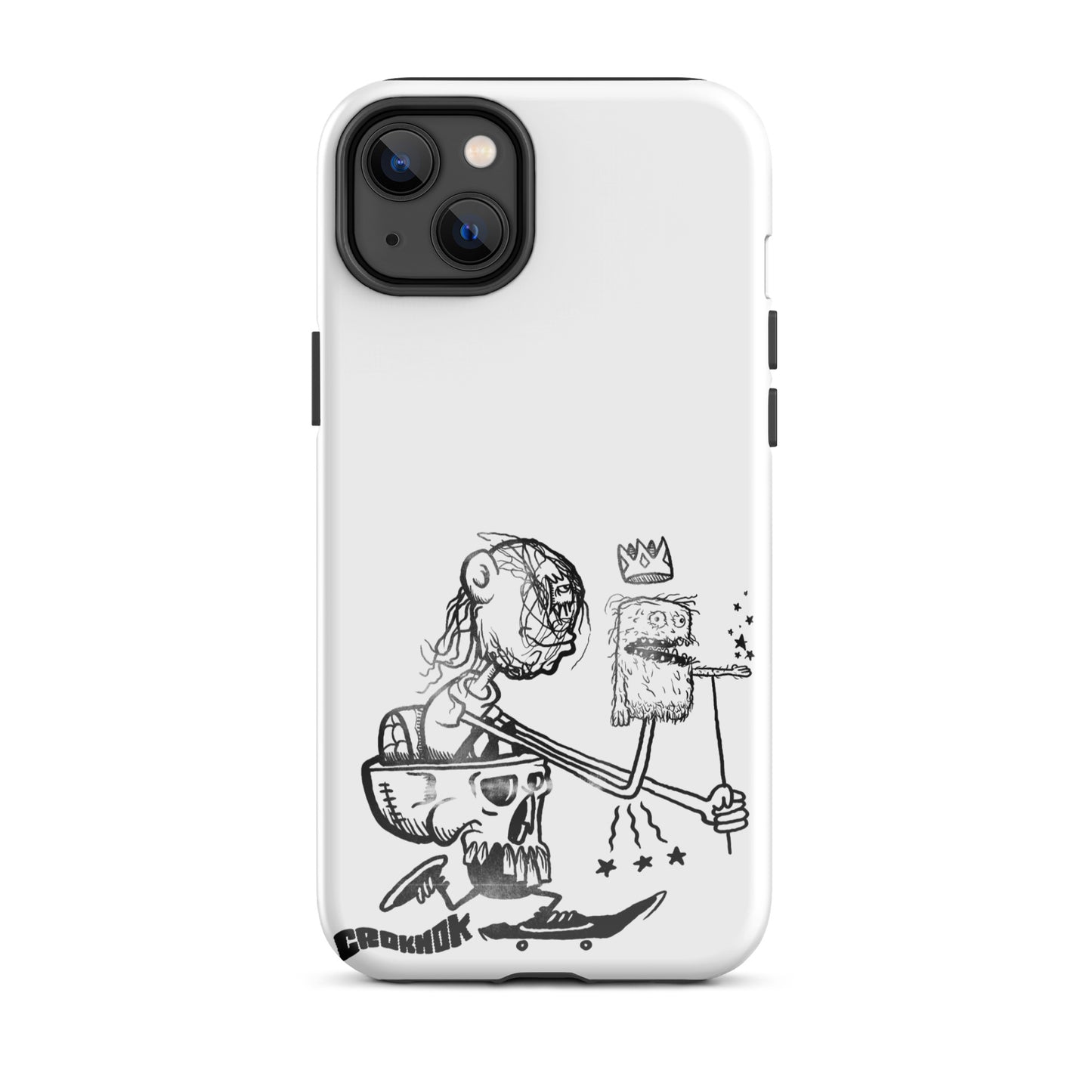 iPhone case - Skateboarding AS0019 White