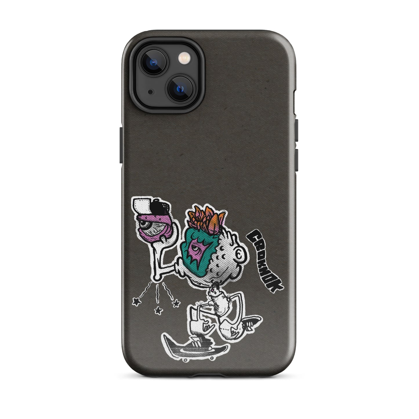 iPhone case - Skateboarding AS0025 grey