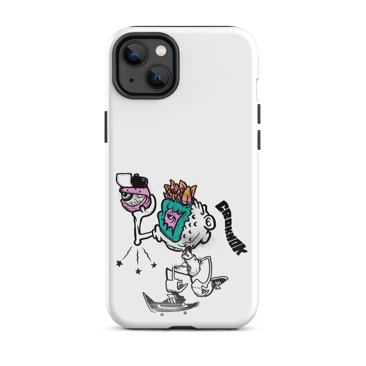 iPhone case - Skateboarding AS0025 White