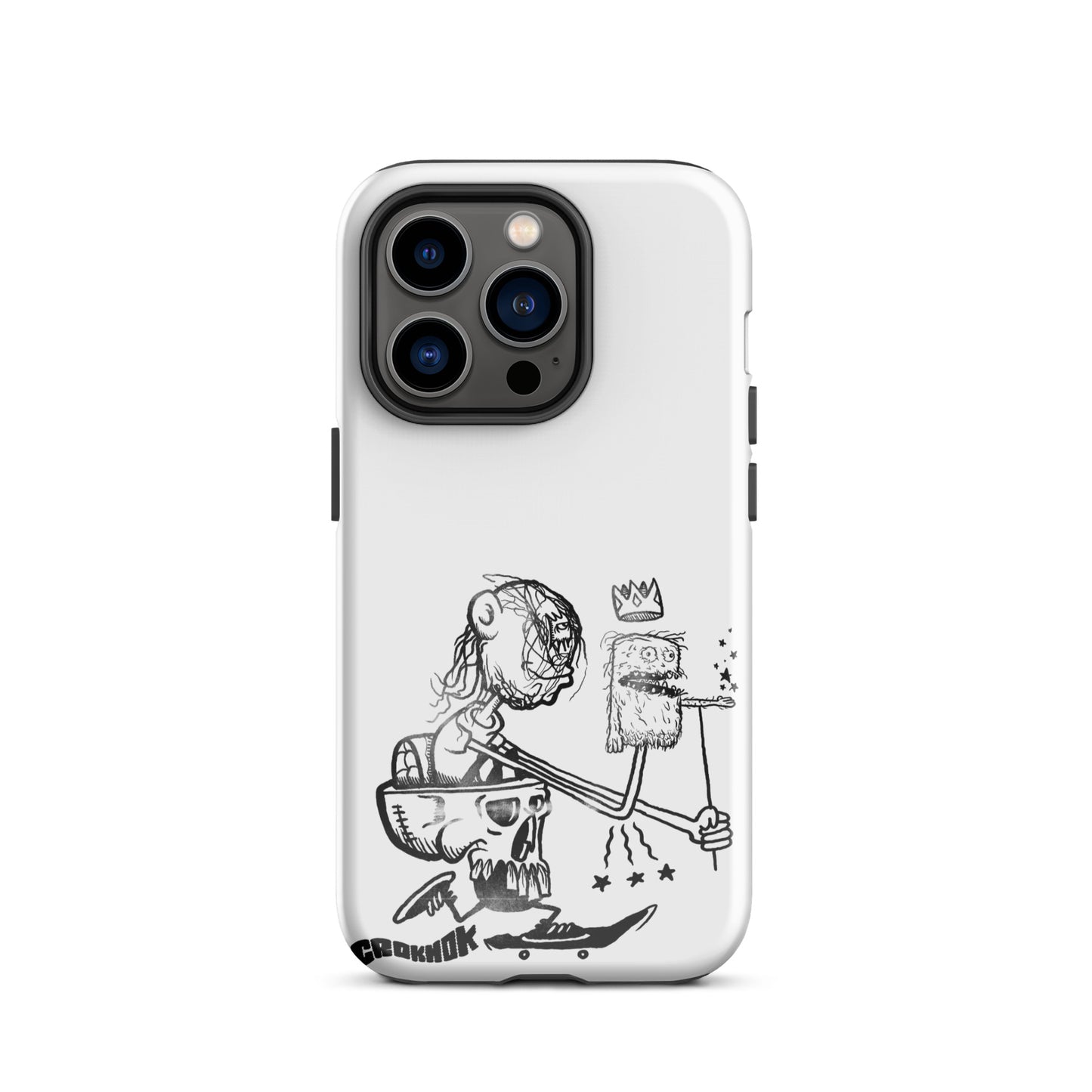 iPhone case - Skateboarding AS0019 White