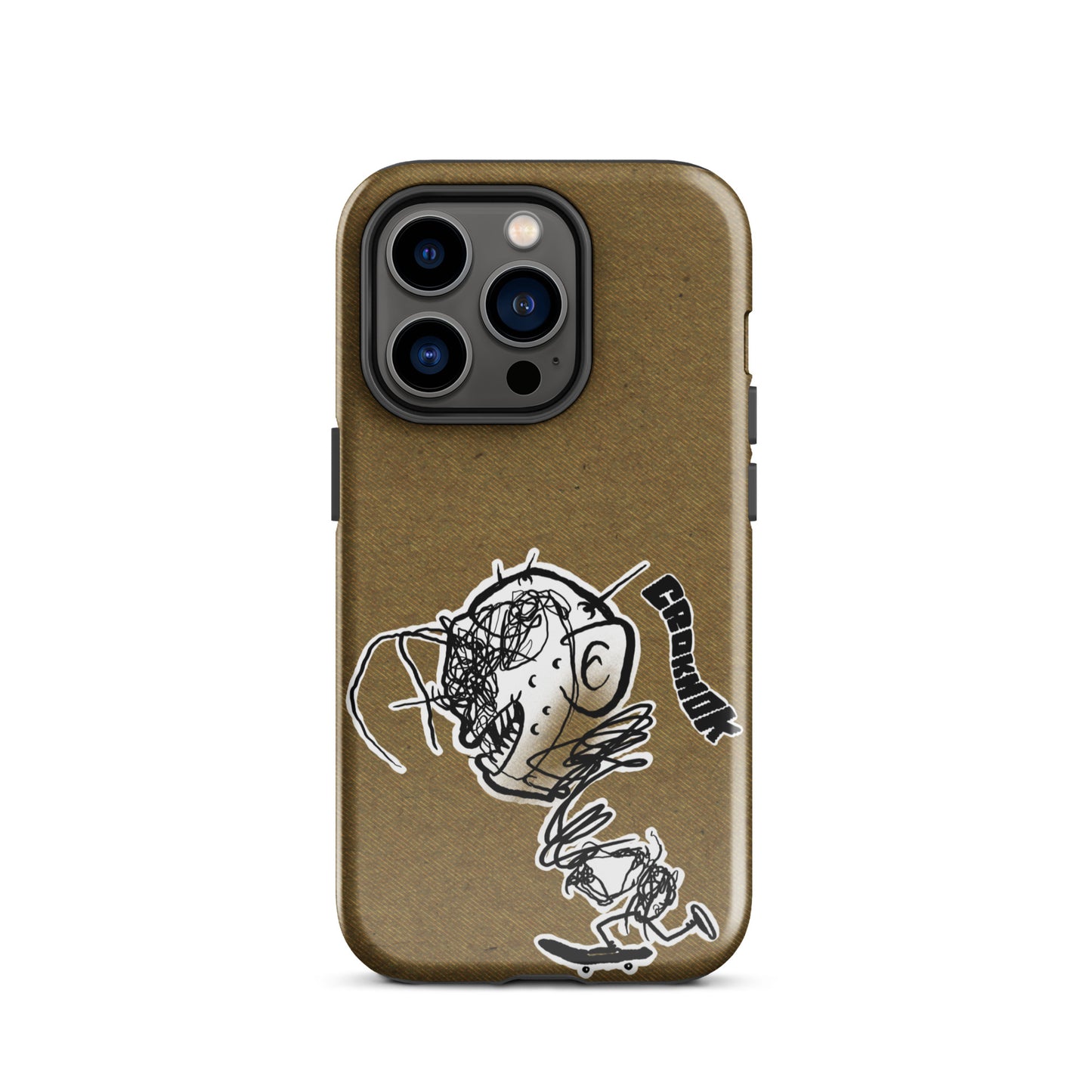 iPhone case - Skateboarding AS0021 Brown