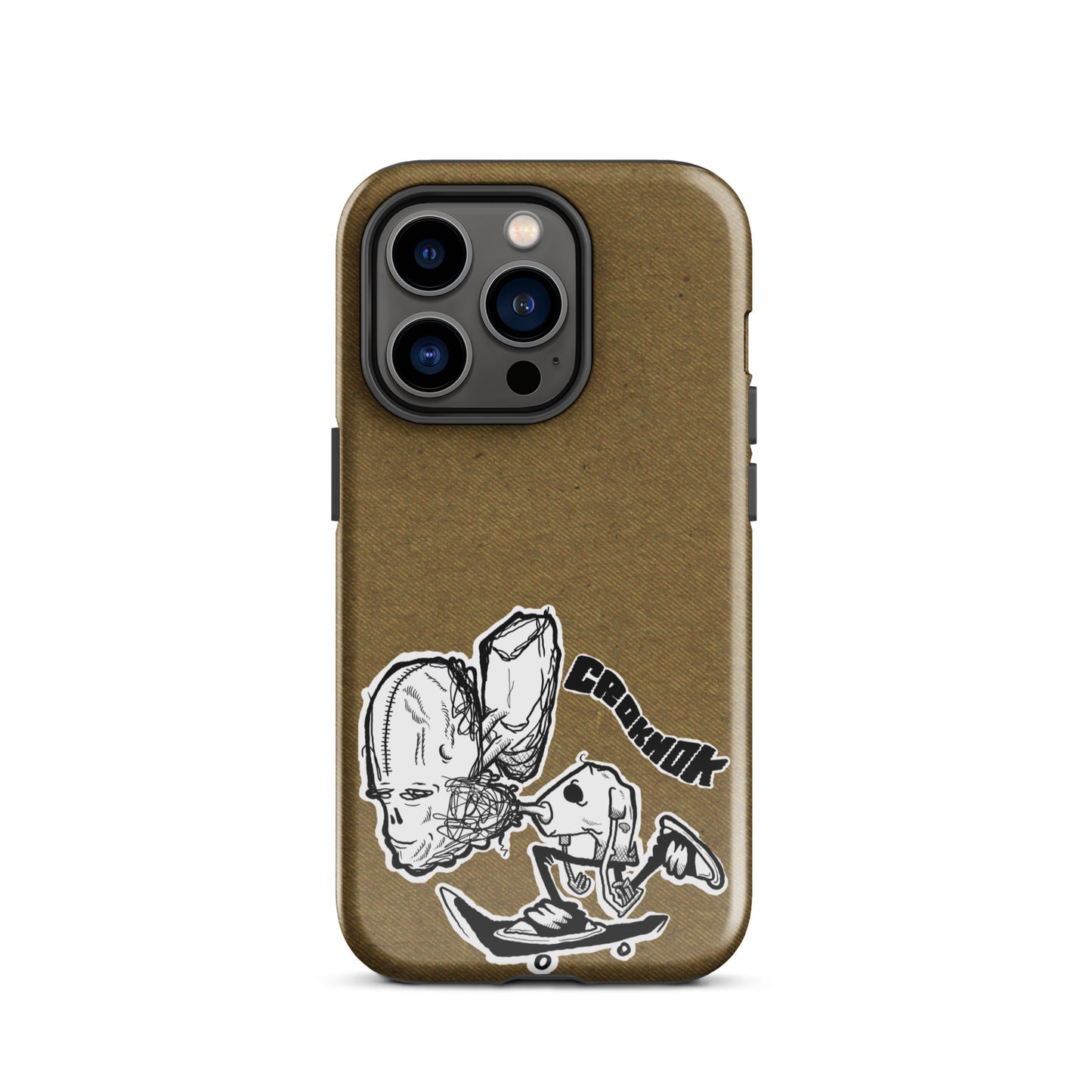 iPhone case - Skateboarding AS0037 Brown