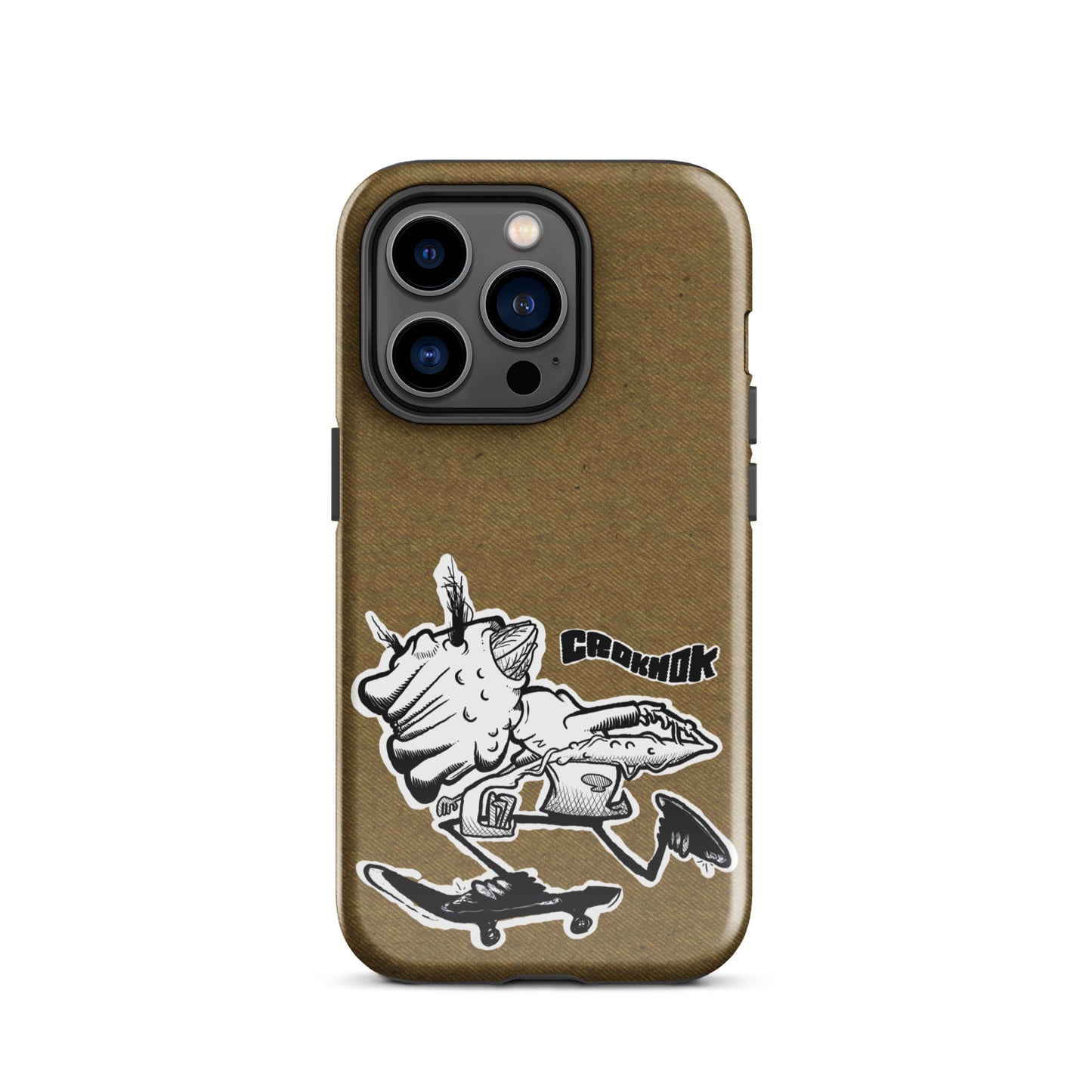 iPhone case - Skateboarding AS0036 Brown