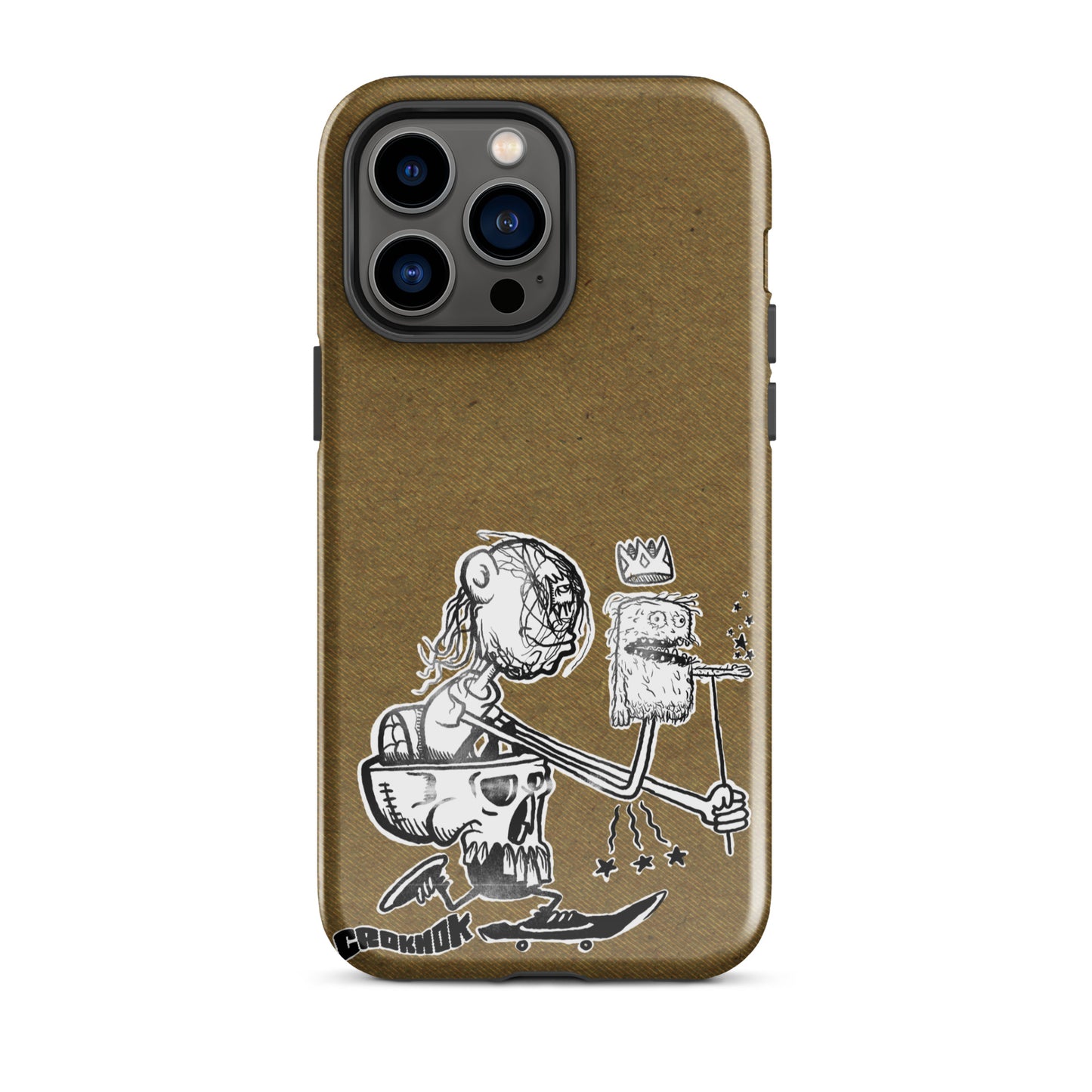 iPhone case - Skateboarding AS0019 Brown