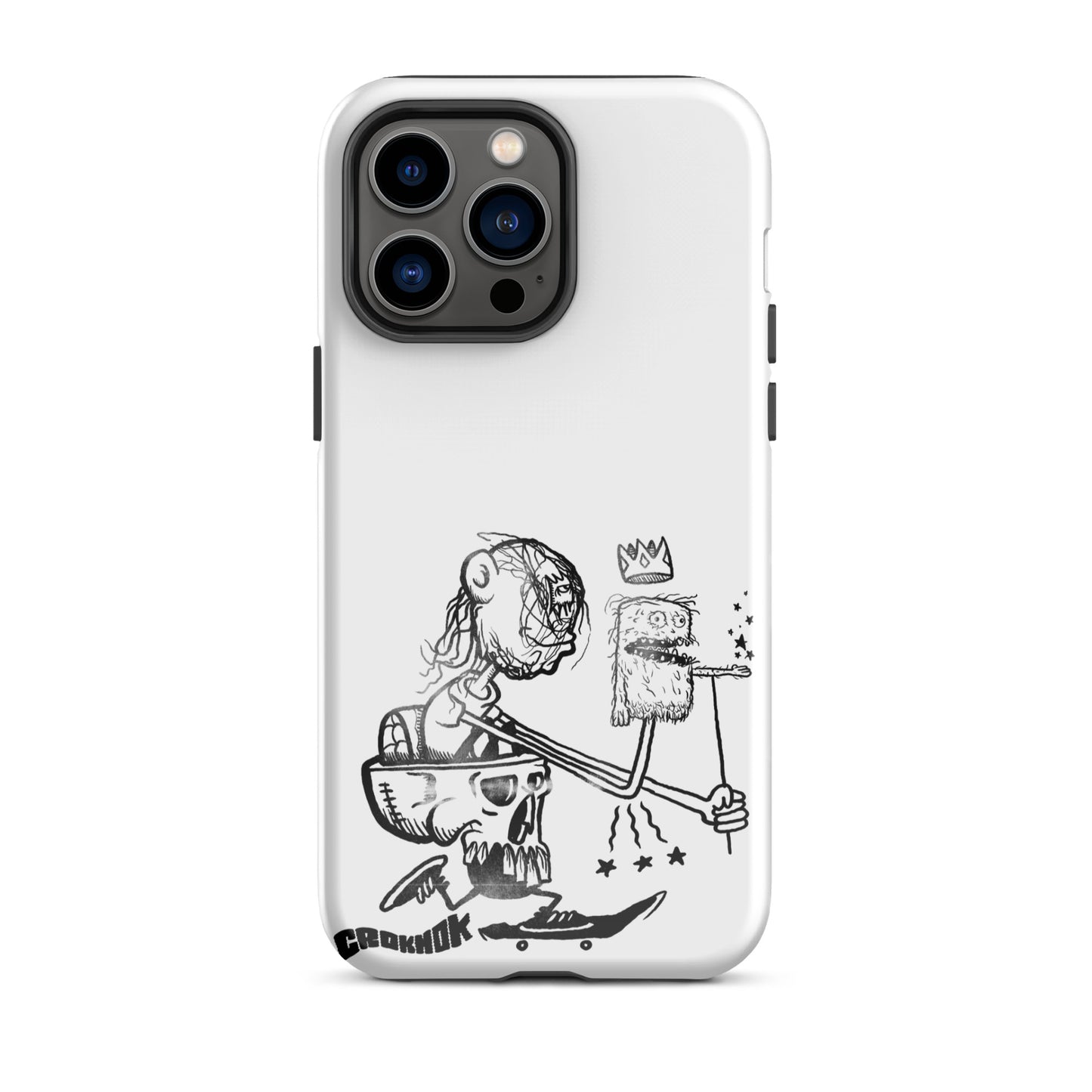 iPhone case - Skateboarding AS0019 White