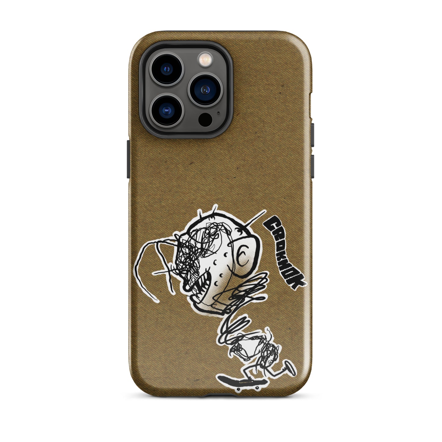 iPhone case - Skateboarding AS0021 Brown
