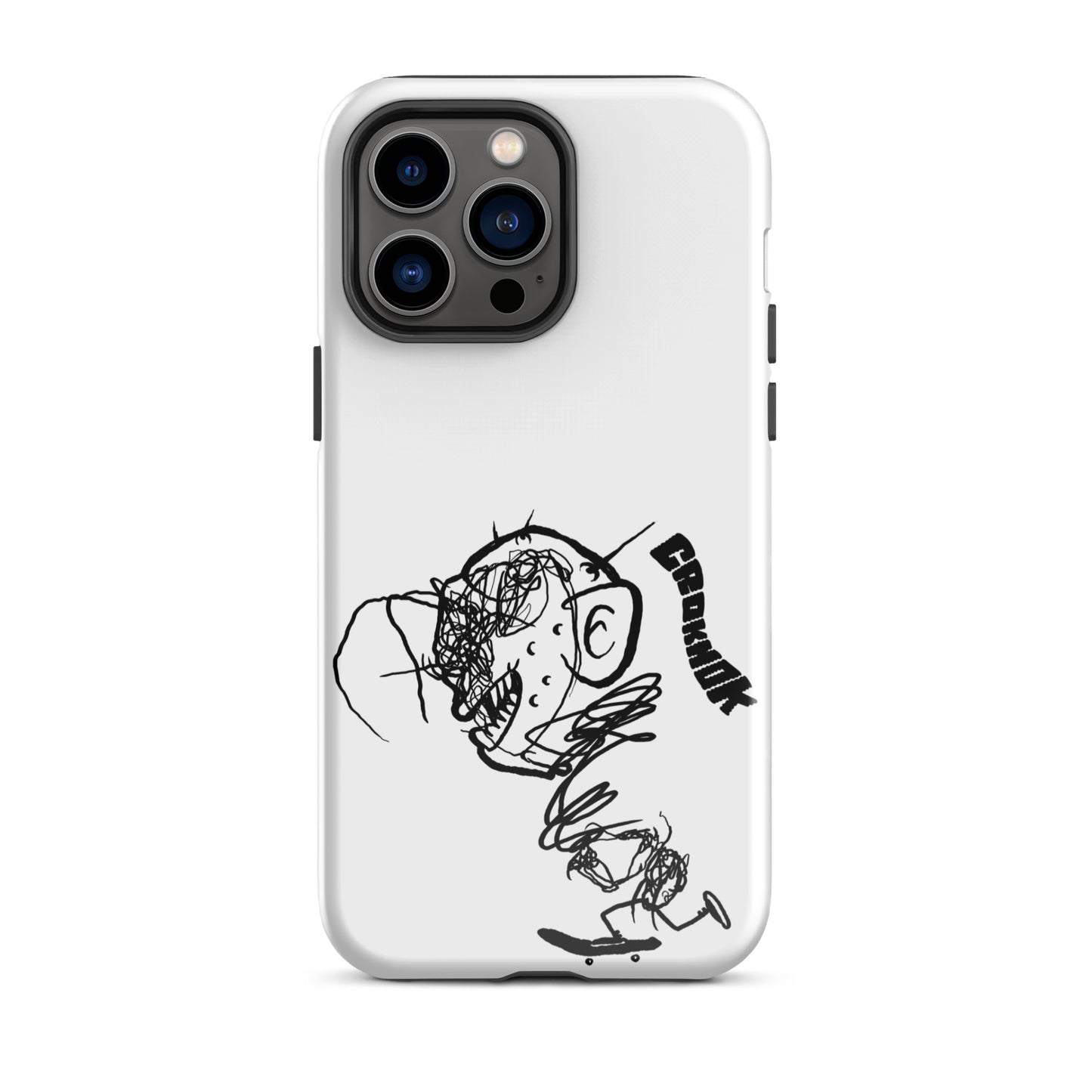 iPhone case - Skateboarding AS0021 White