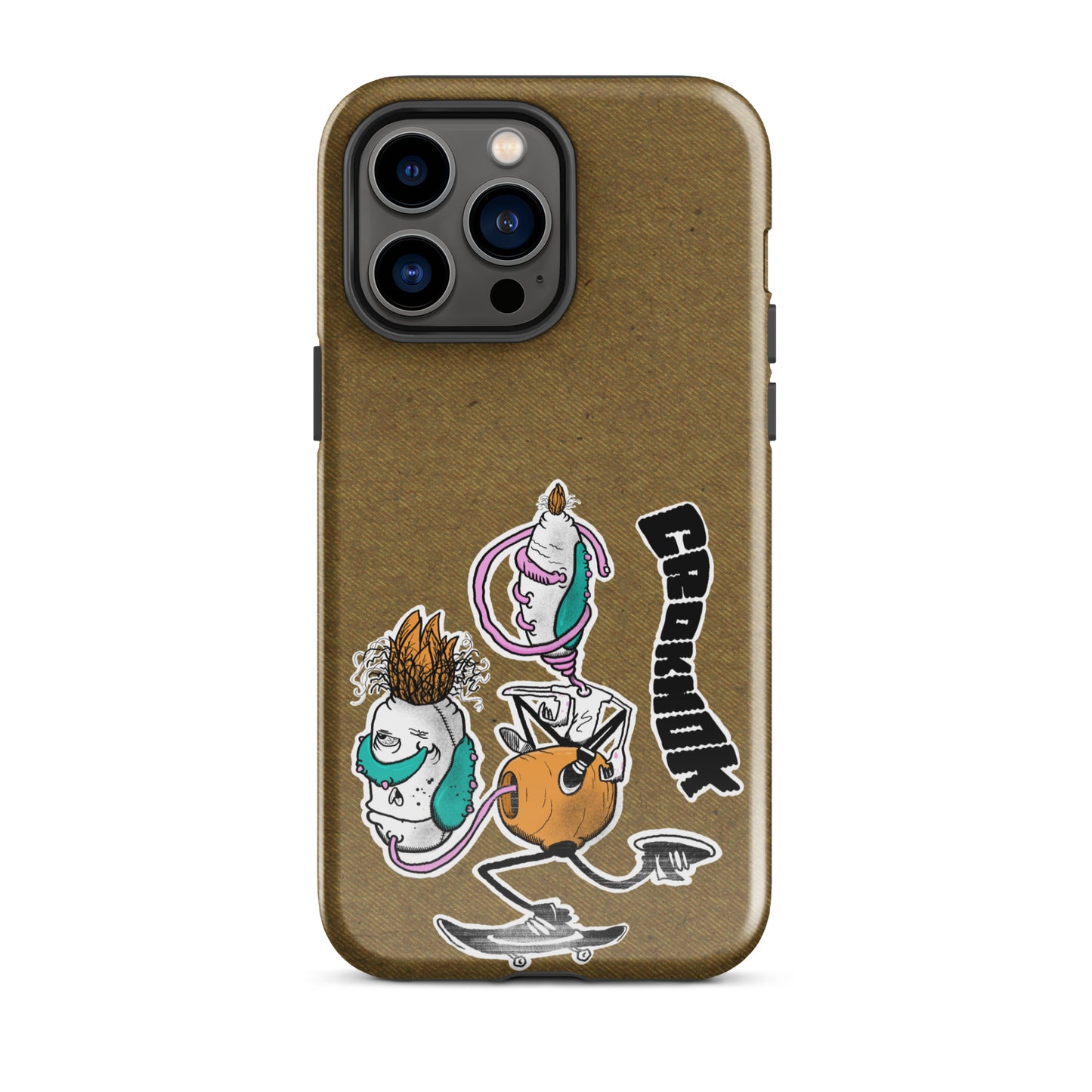 iPhone case - Skateboarding AS0025 Brown