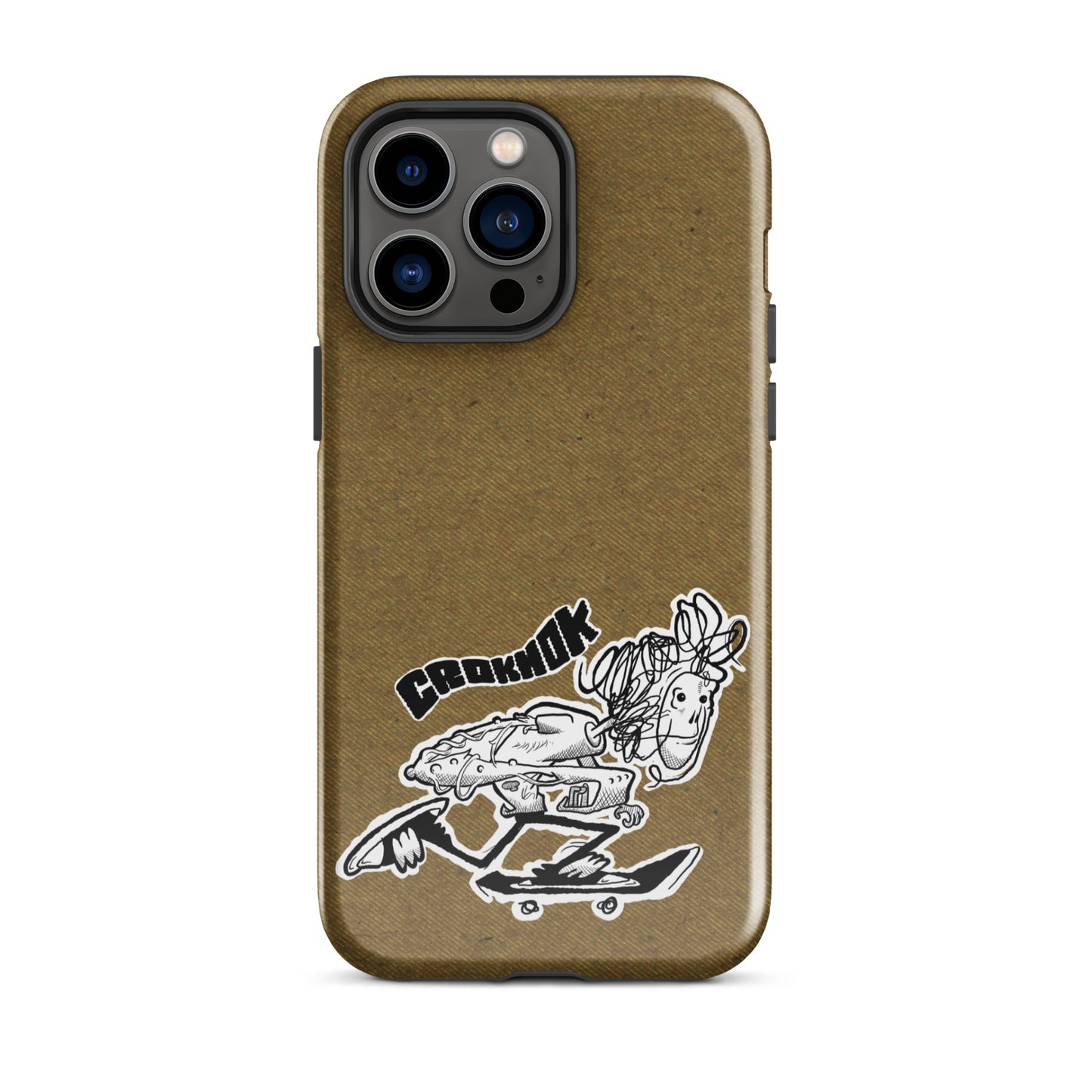 iPhone case - Skateboarding AS0039 Brown