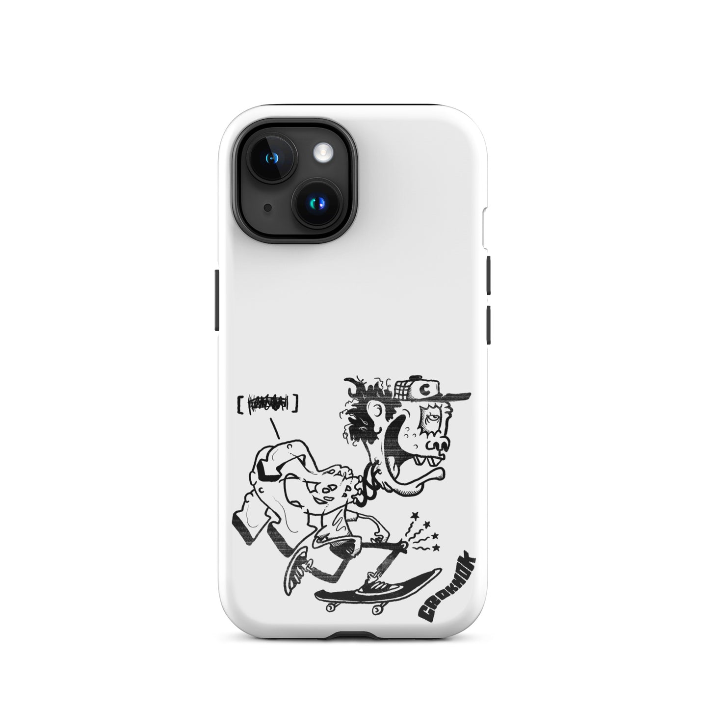 iPhone case - Skateboarding AS0017 White