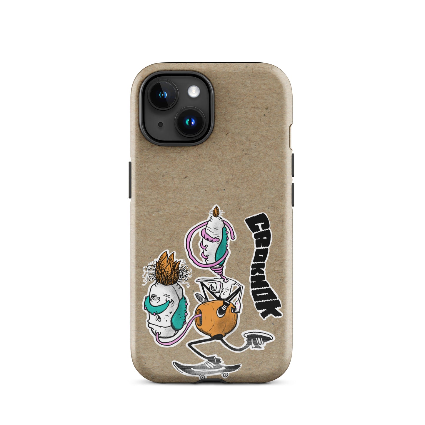 iPhone case - Skateboarding AS0025 beigh