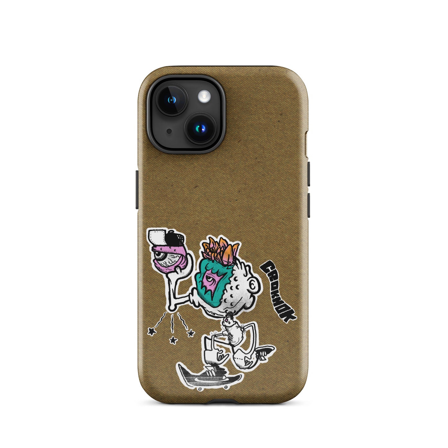 iPhone case - Skateboarding AS0025 Brown