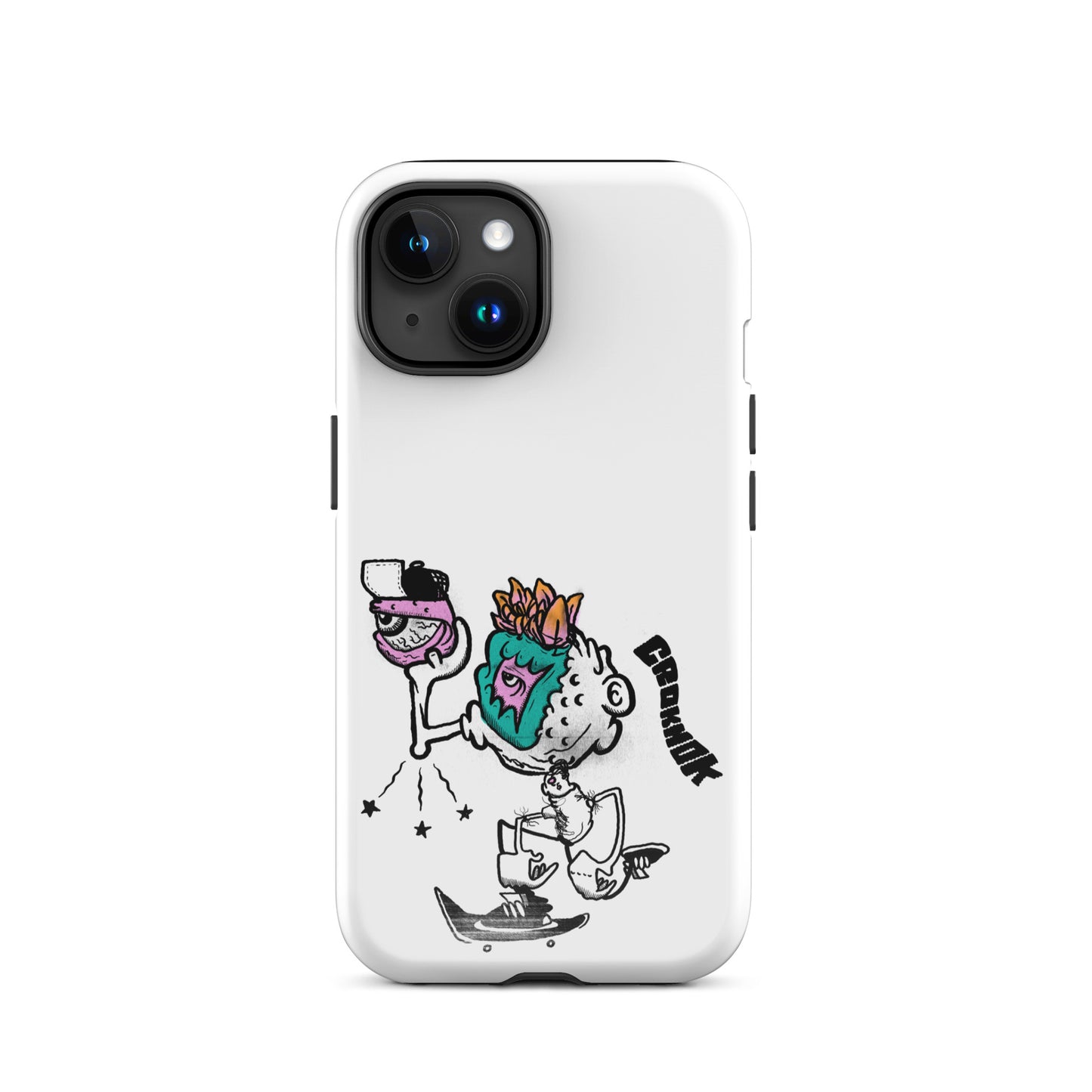 iPhone case - Skateboarding AS0025 White
