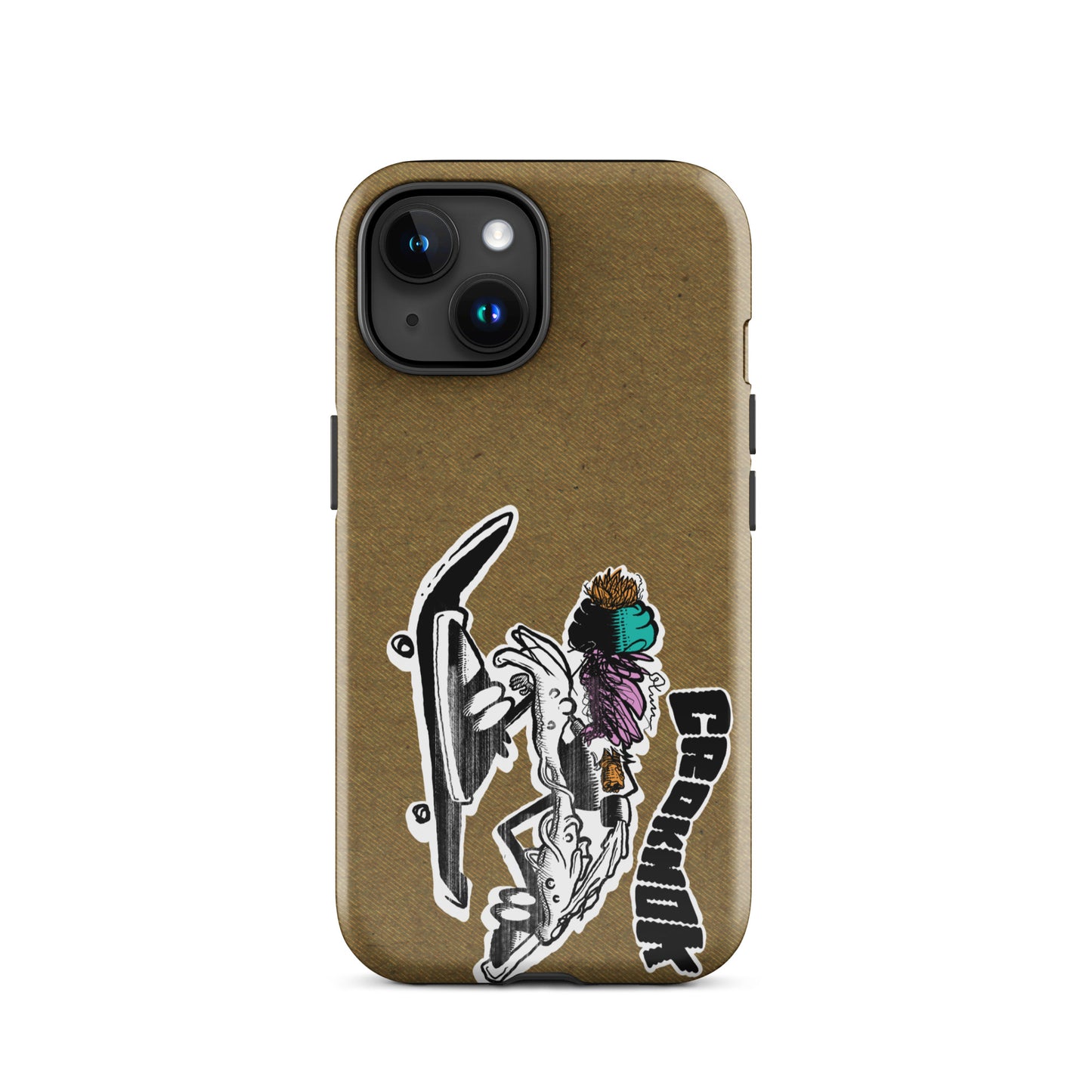 iPhone case - Skateboarding AS0035 Brown