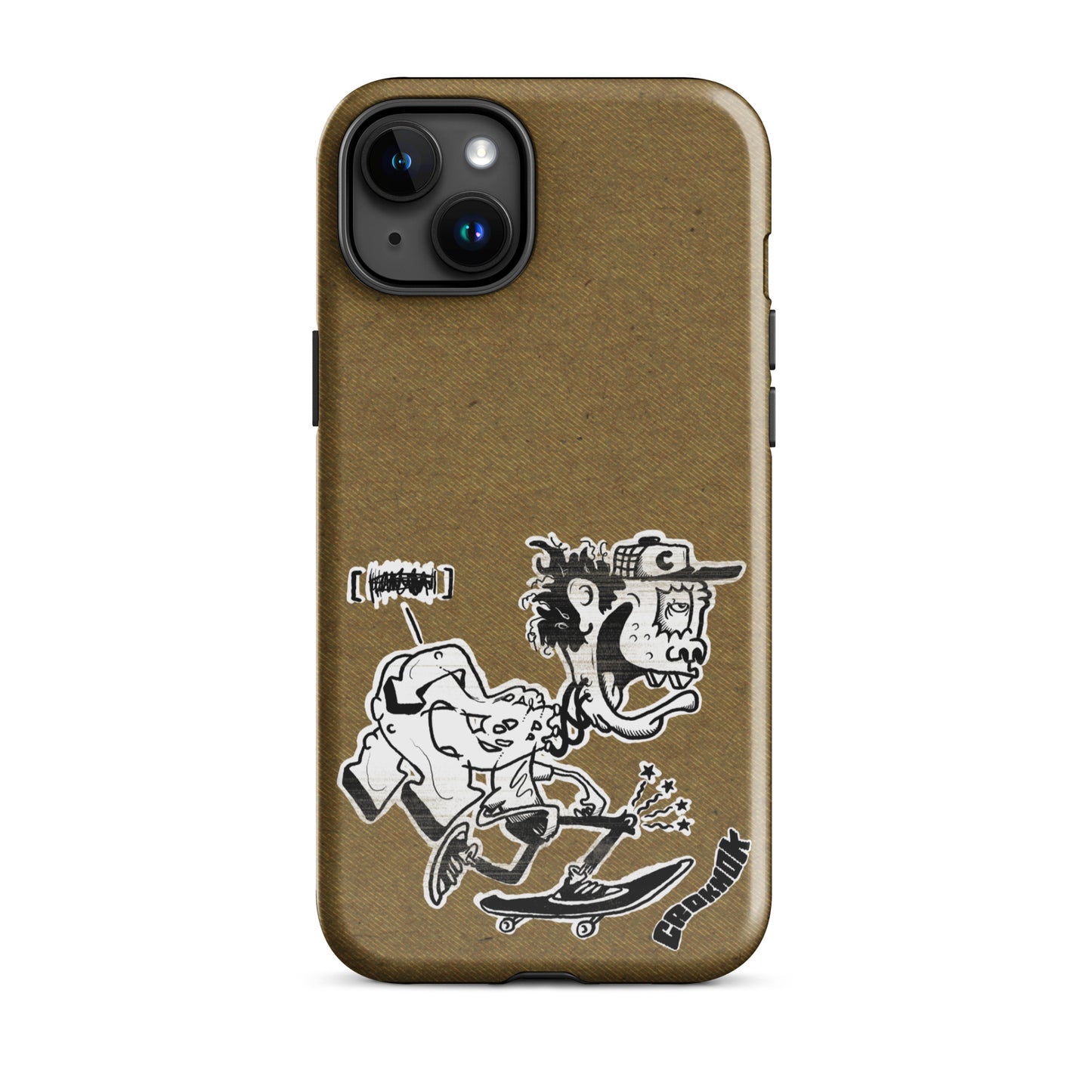 iPhone case - Skateboarding AS0017 Brown