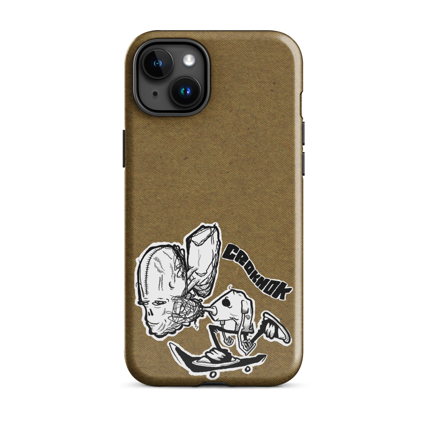 iPhone case - Skateboarding AS0037 Brown