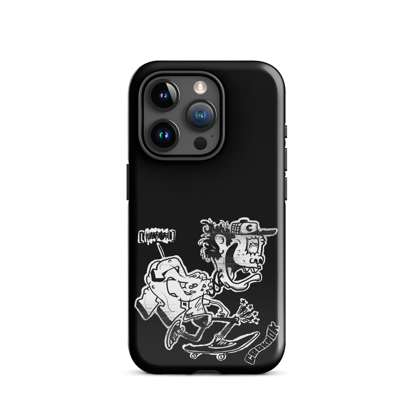 iPhone case - Skateboarding AS0017 Black