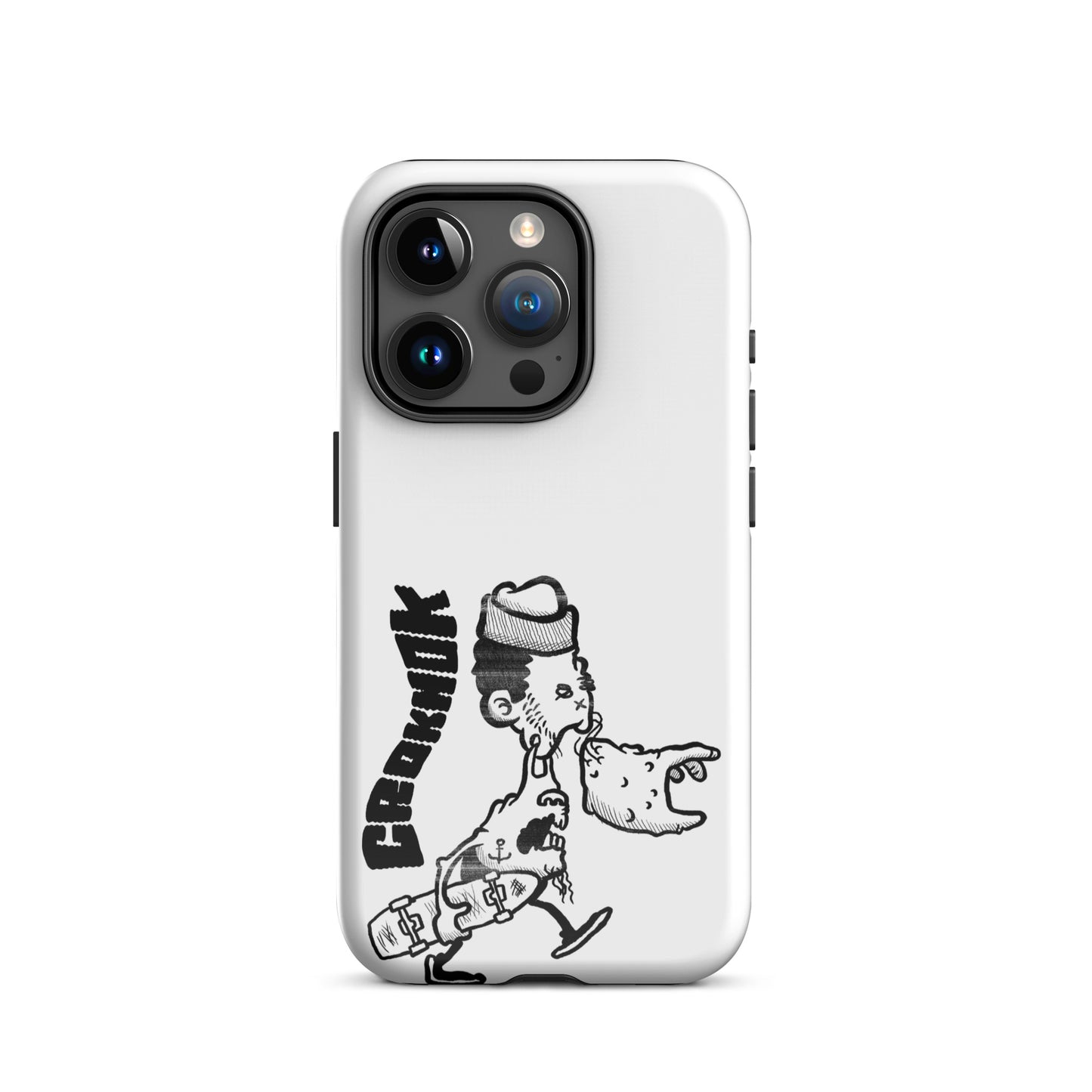 iPhone case - Skateboarding AS0010 White