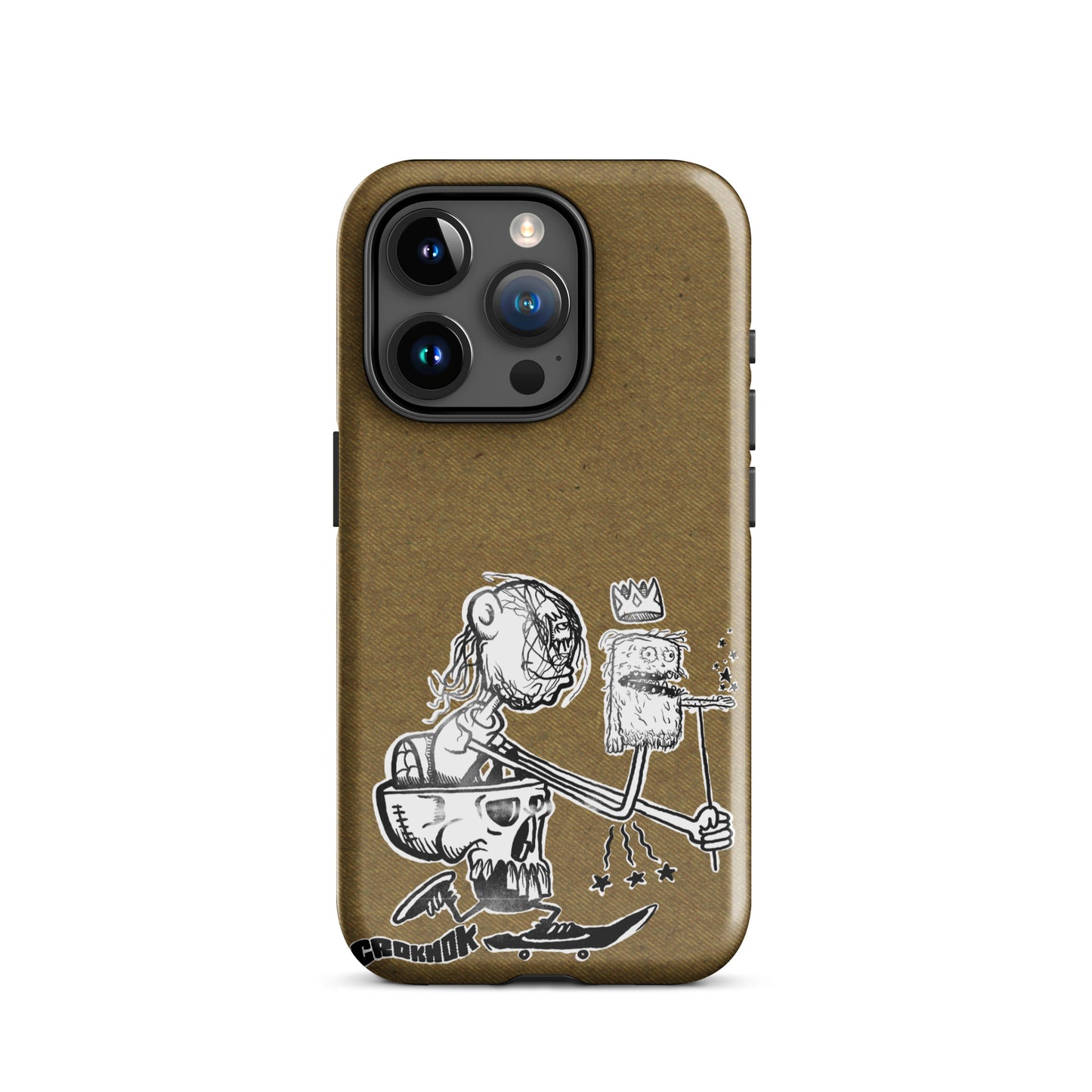 iPhone case - Skateboarding AS0019 Brown