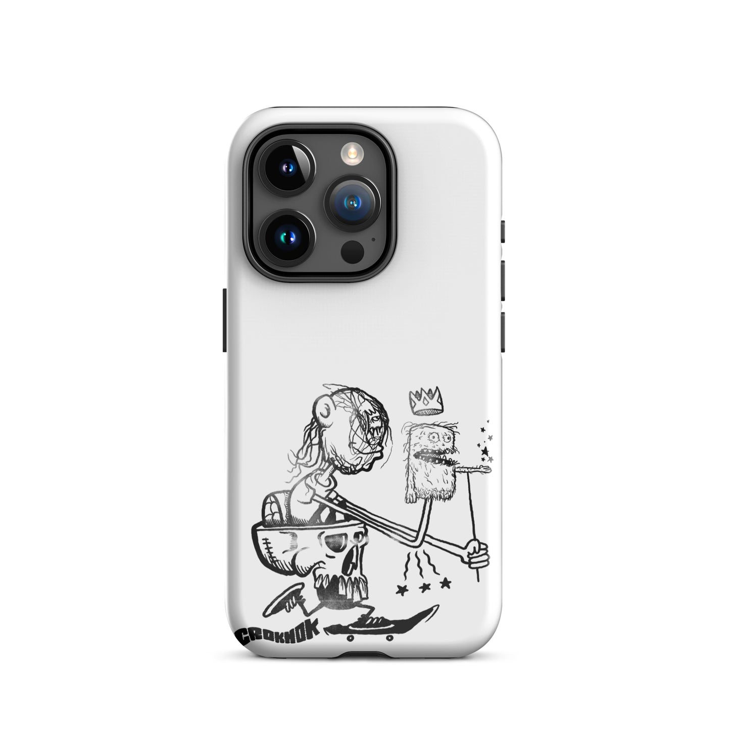 iPhone case - Skateboarding AS0019 White