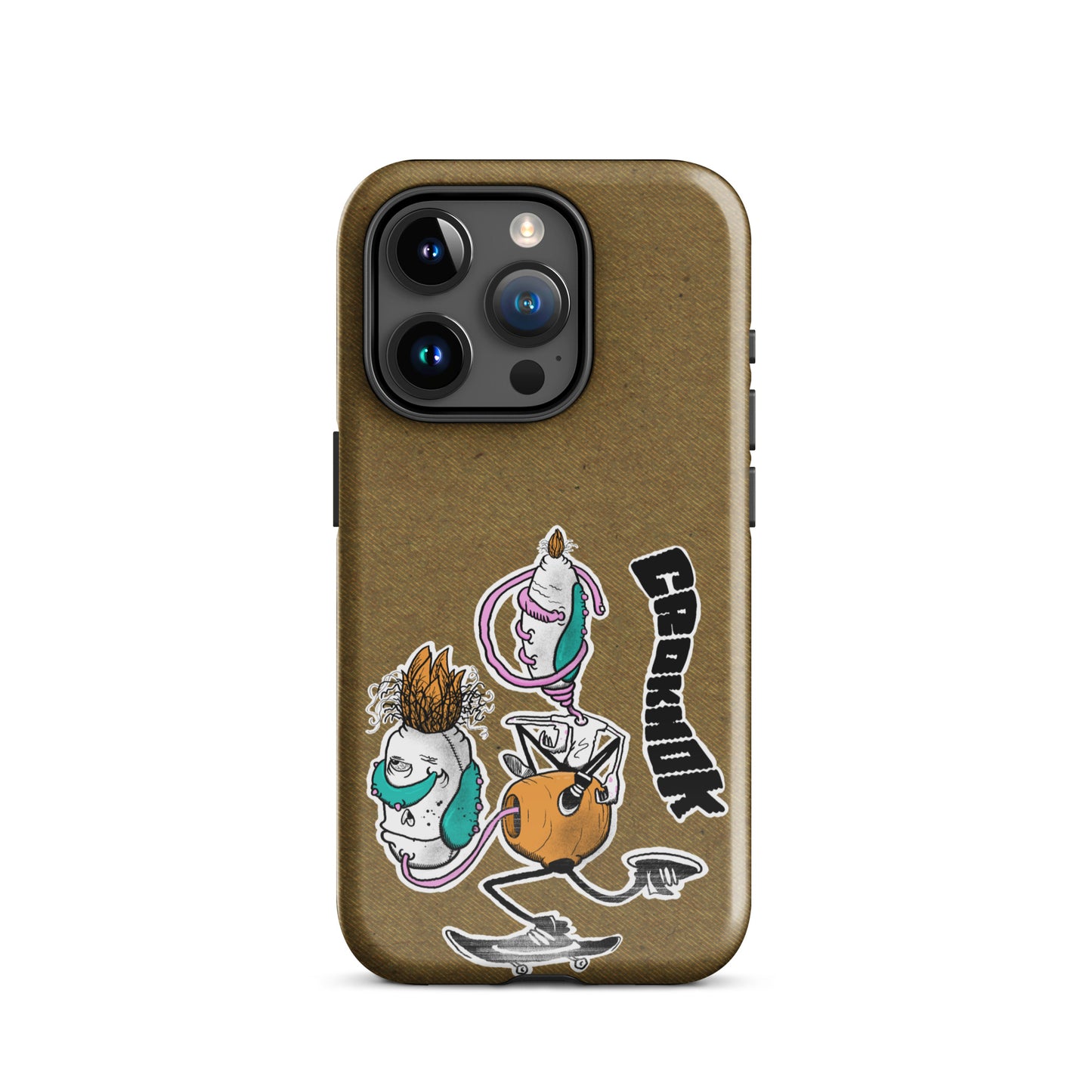 iPhone case - Skateboarding AS0025 Brown