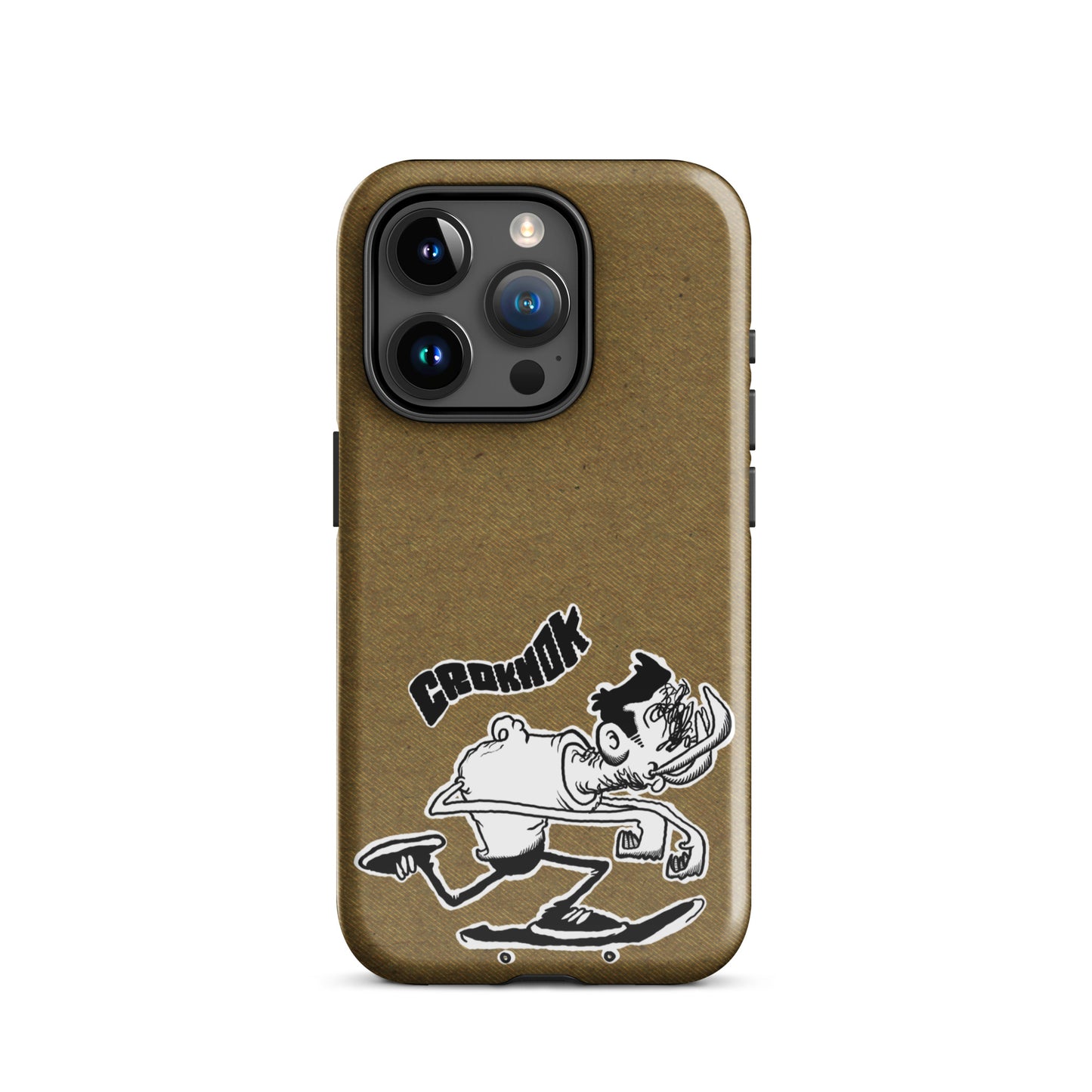 iPhone case - Skateboarding AS0026 Brown
