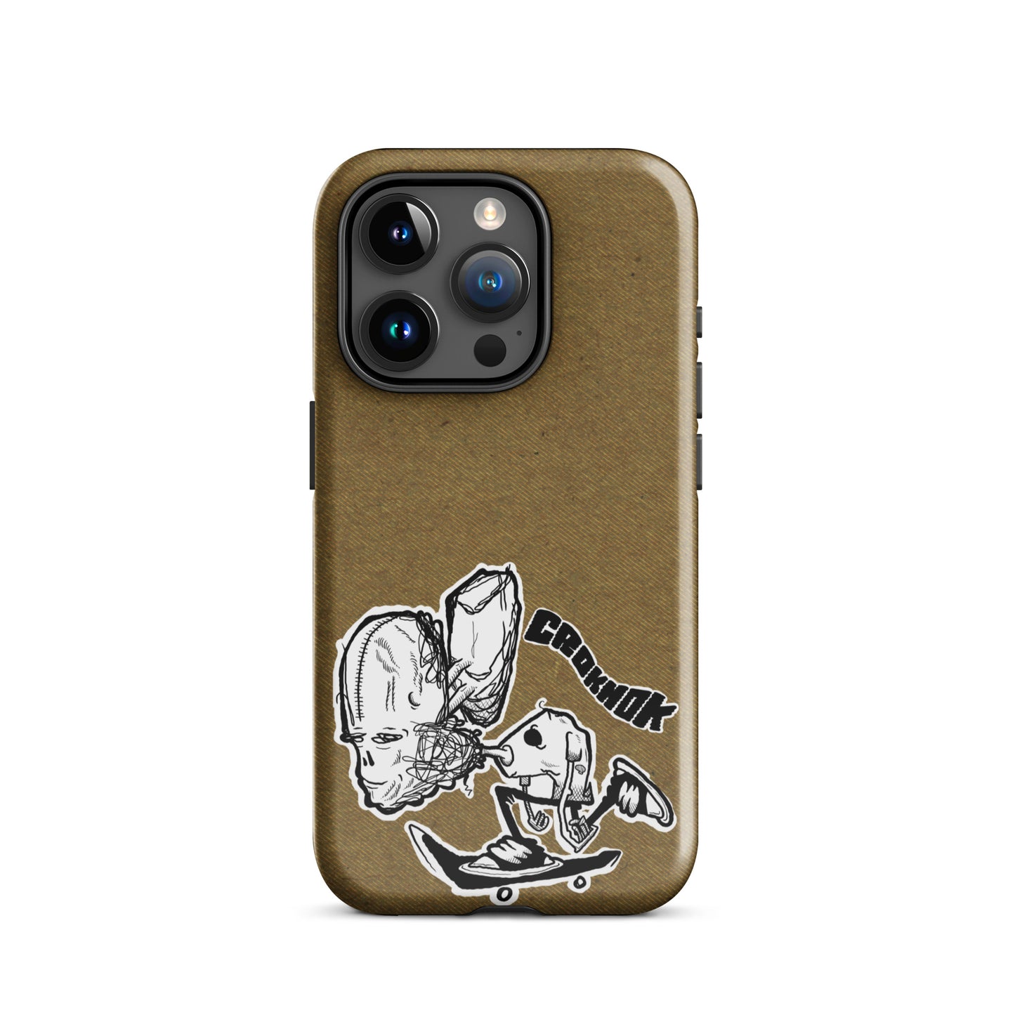 iPhone case - Skateboarding AS0037 Brown