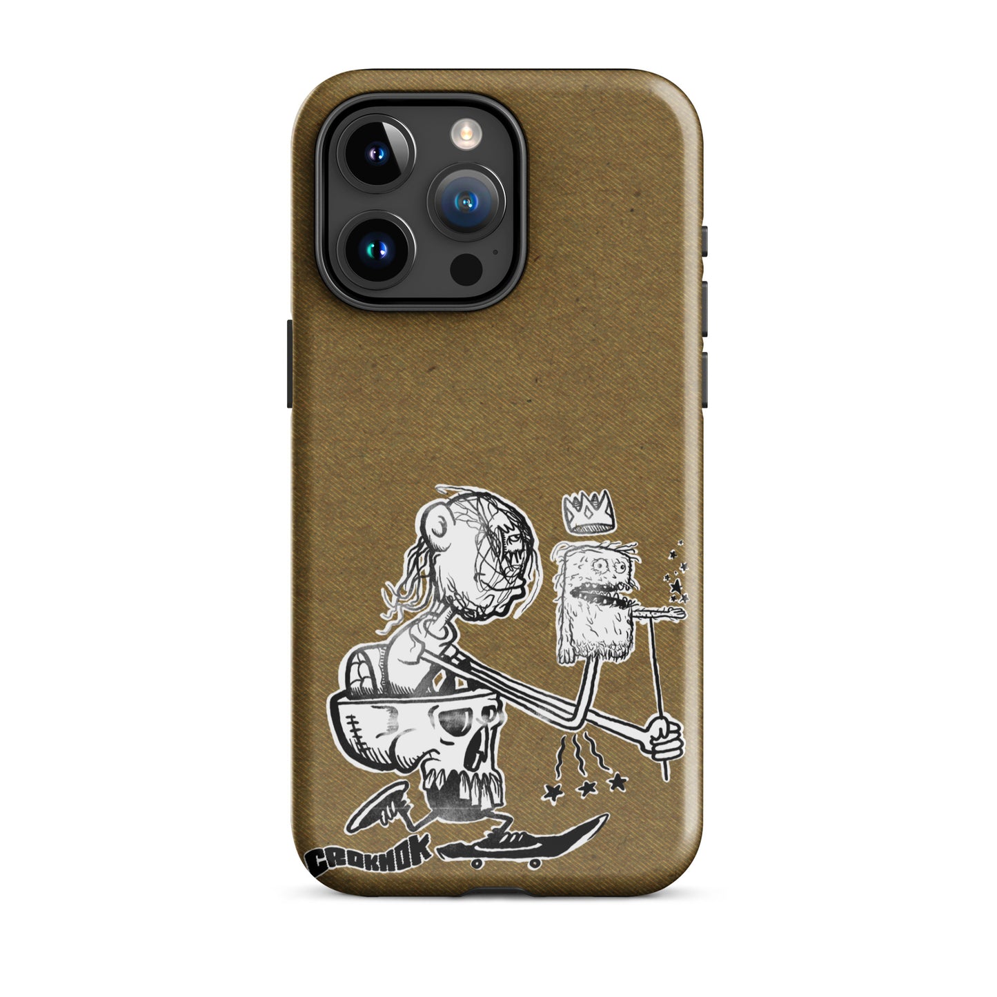 iPhone case - Skateboarding AS0019 Brown