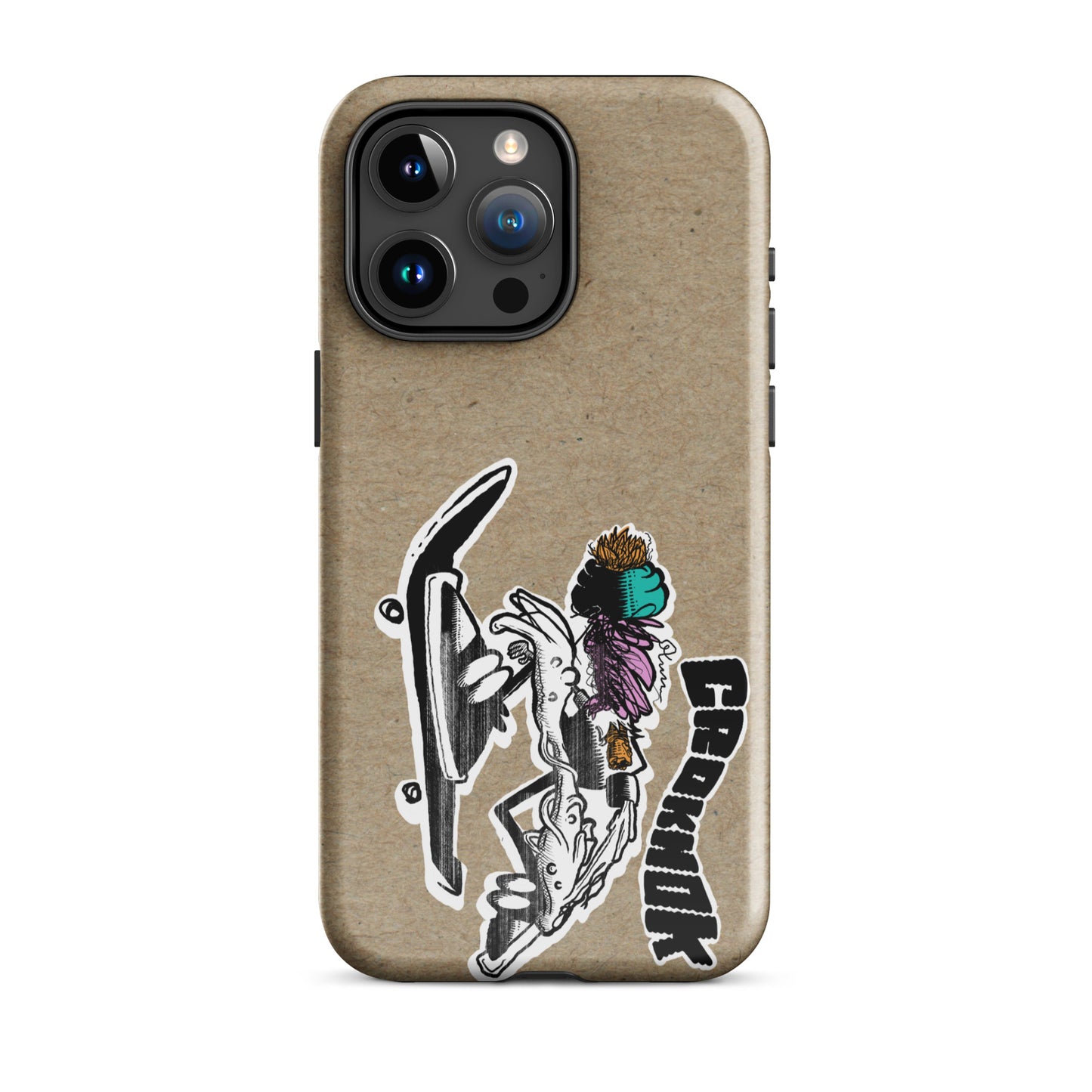iPhone case - Skateboarding AS0035 Beigh