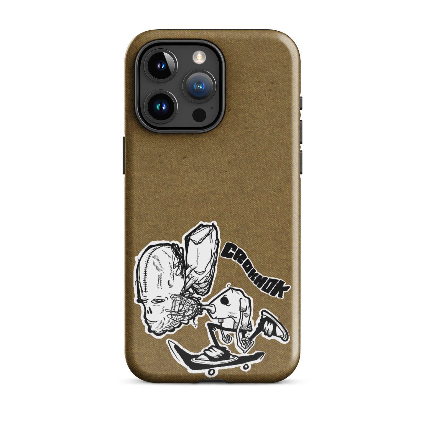 iPhone case - Skateboarding AS0037 Brown