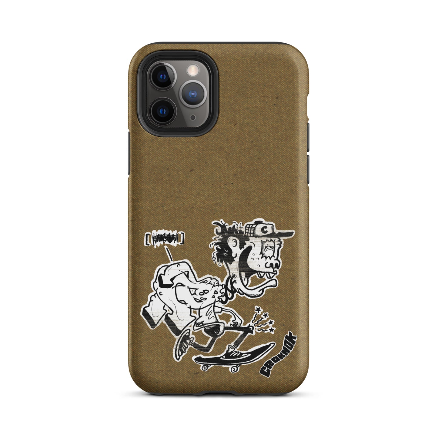iPhone case - Skateboarding AS0017 Brown