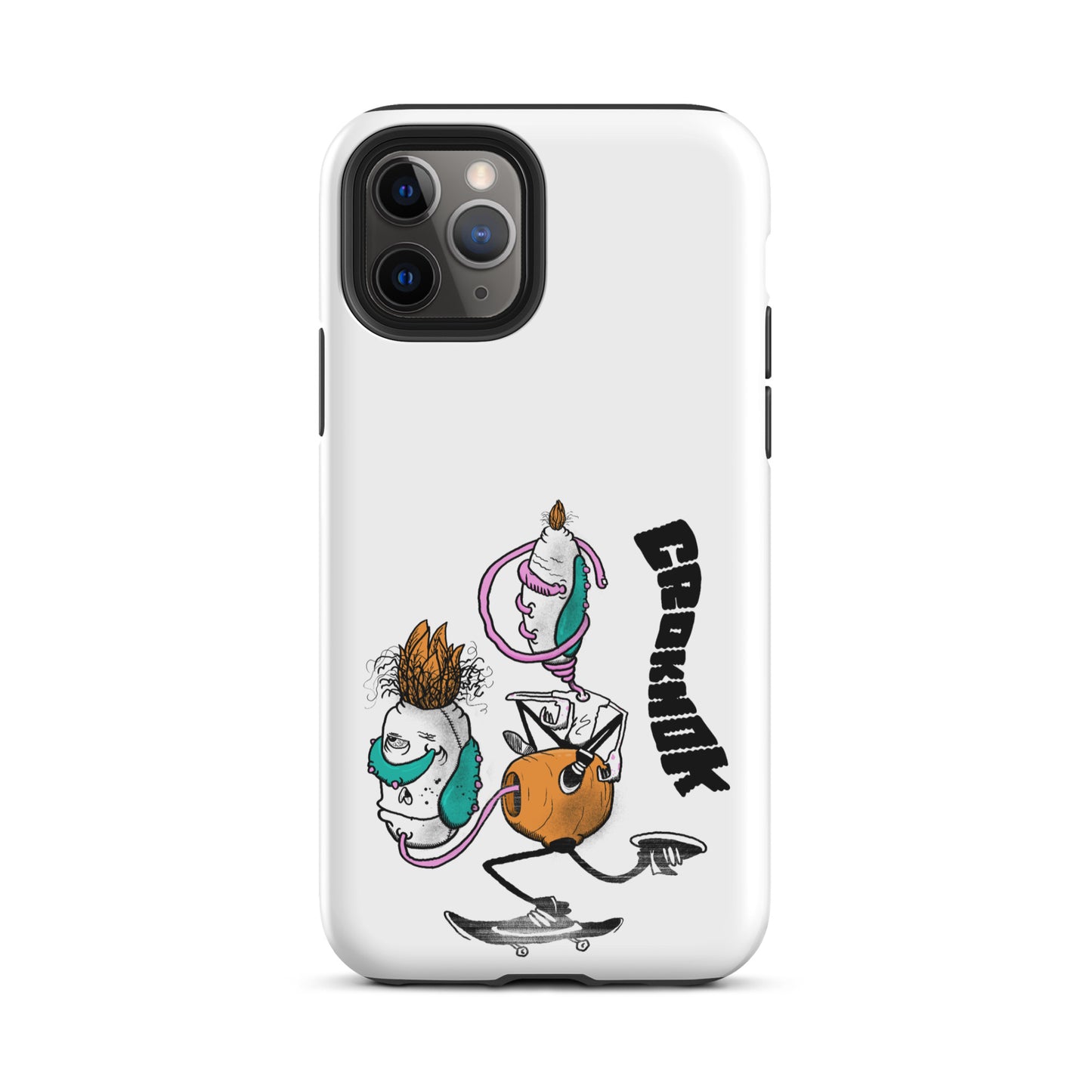 iPhone case - Skateboarding AS0025 White