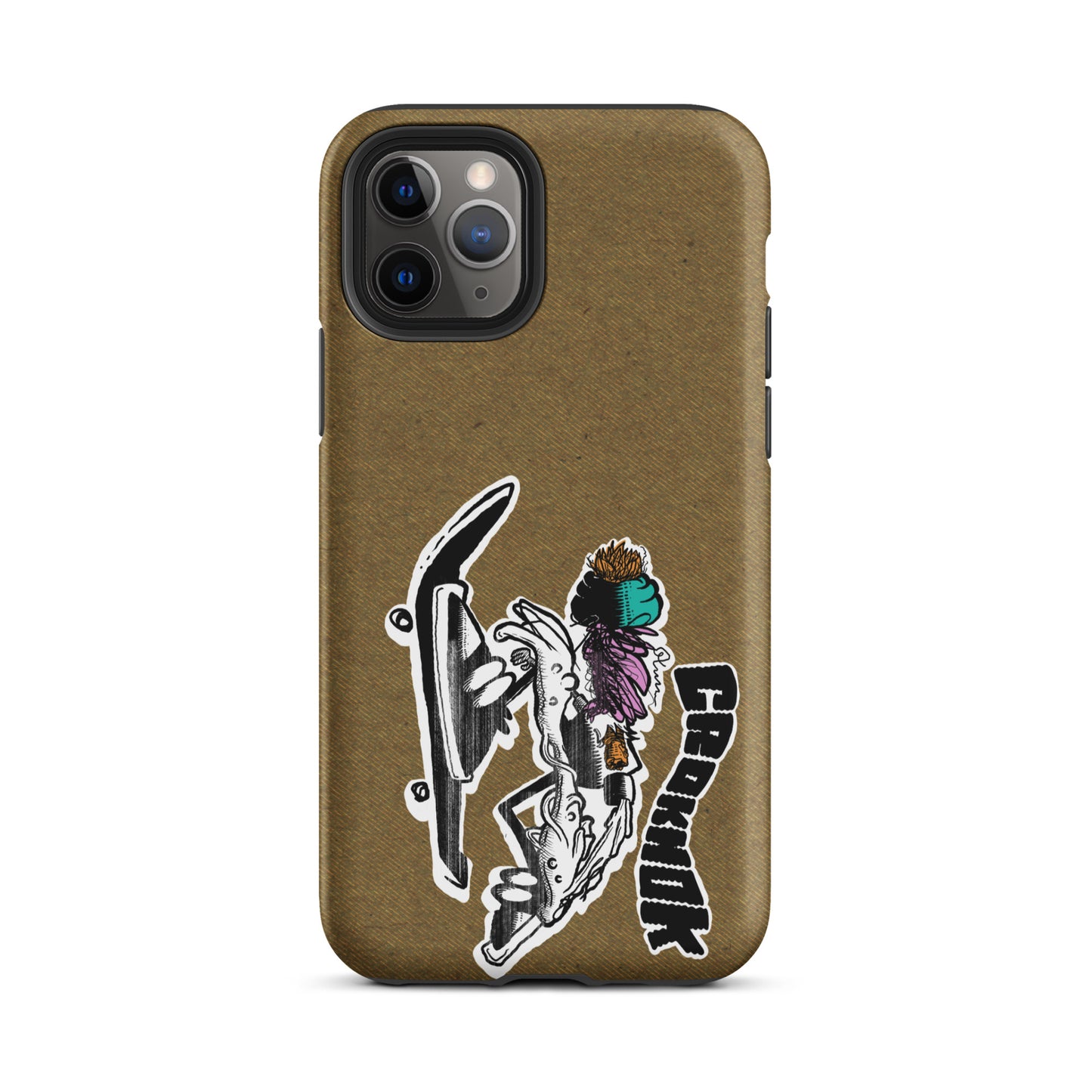 iPhone case - Skateboarding AS0035 Brown