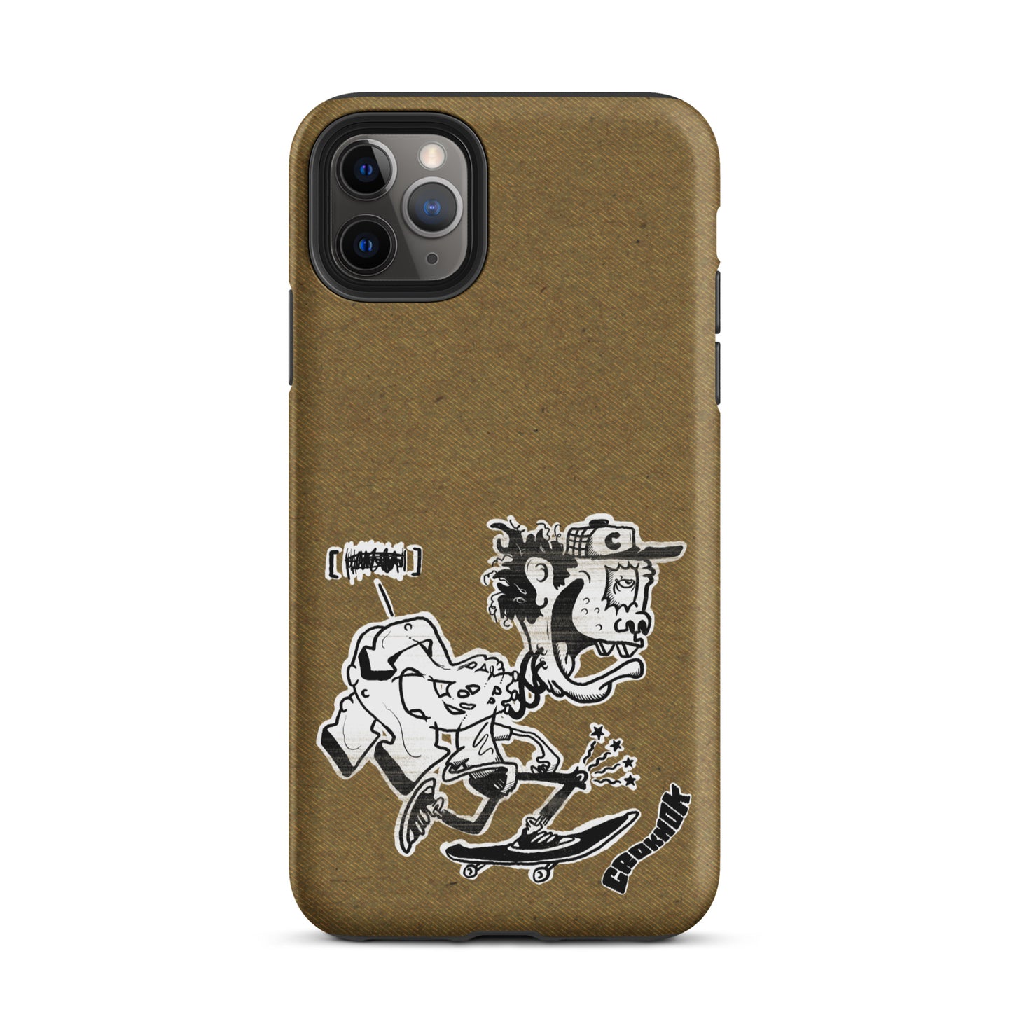 iPhone case - Skateboarding AS0017 Brown