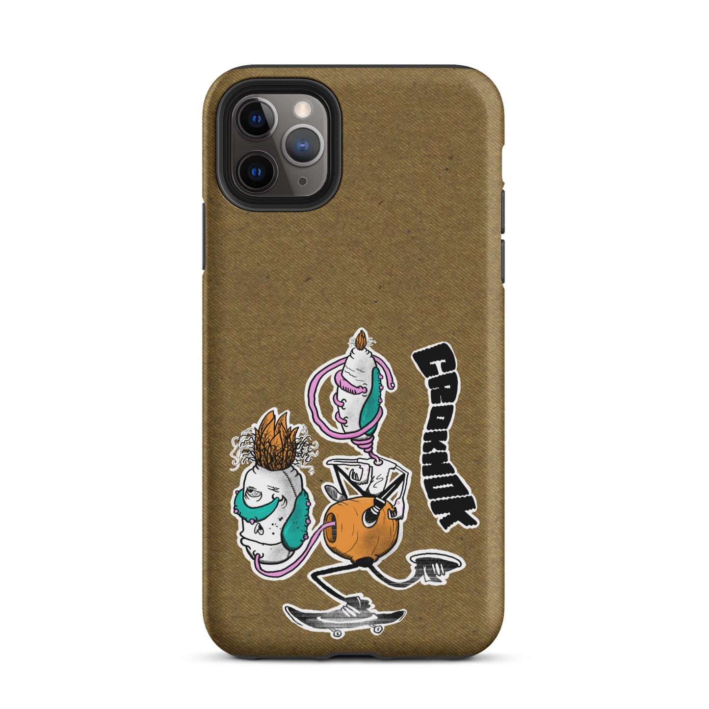 iPhone case - Skateboarding AS0025 Brown