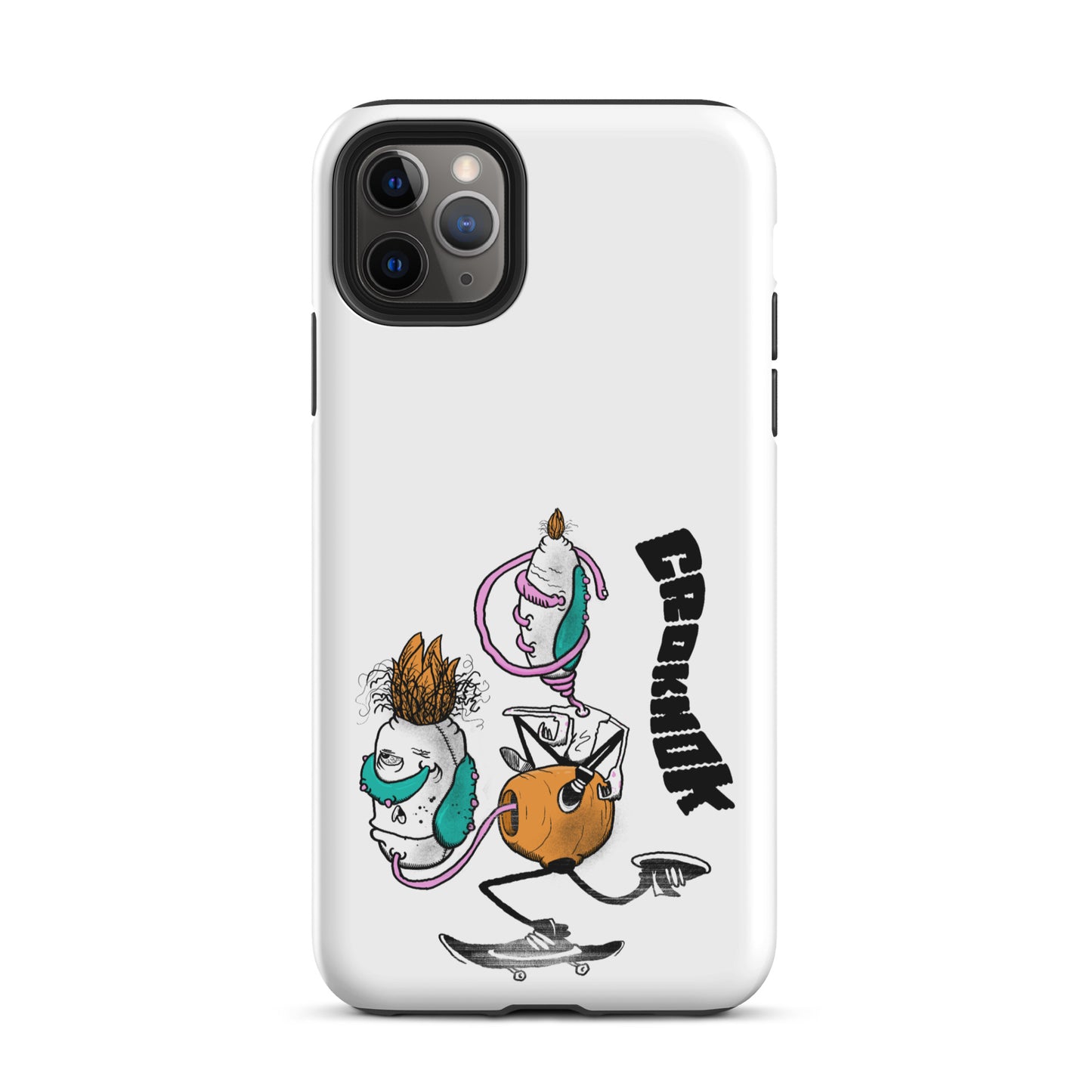 iPhone case - Skateboarding AS0025 White