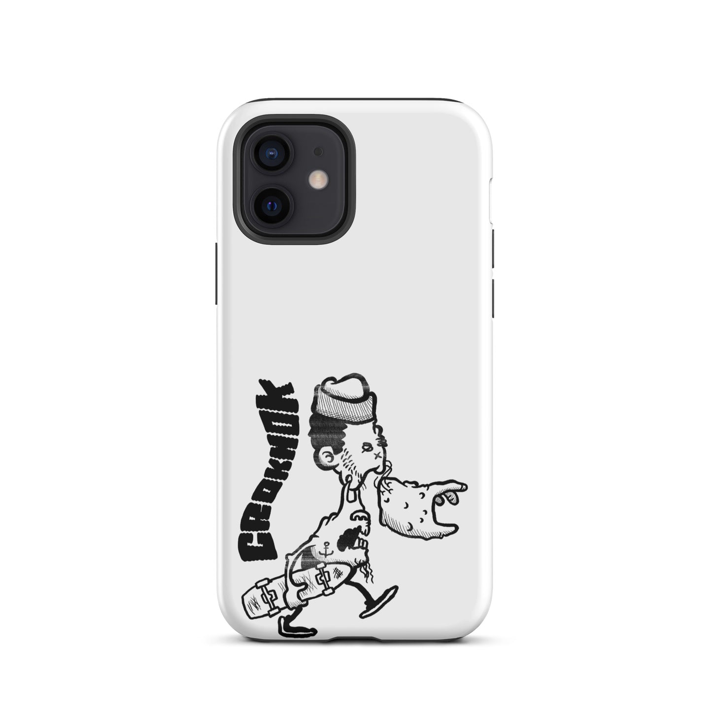 iPhone case - Skateboarding AS0010 White