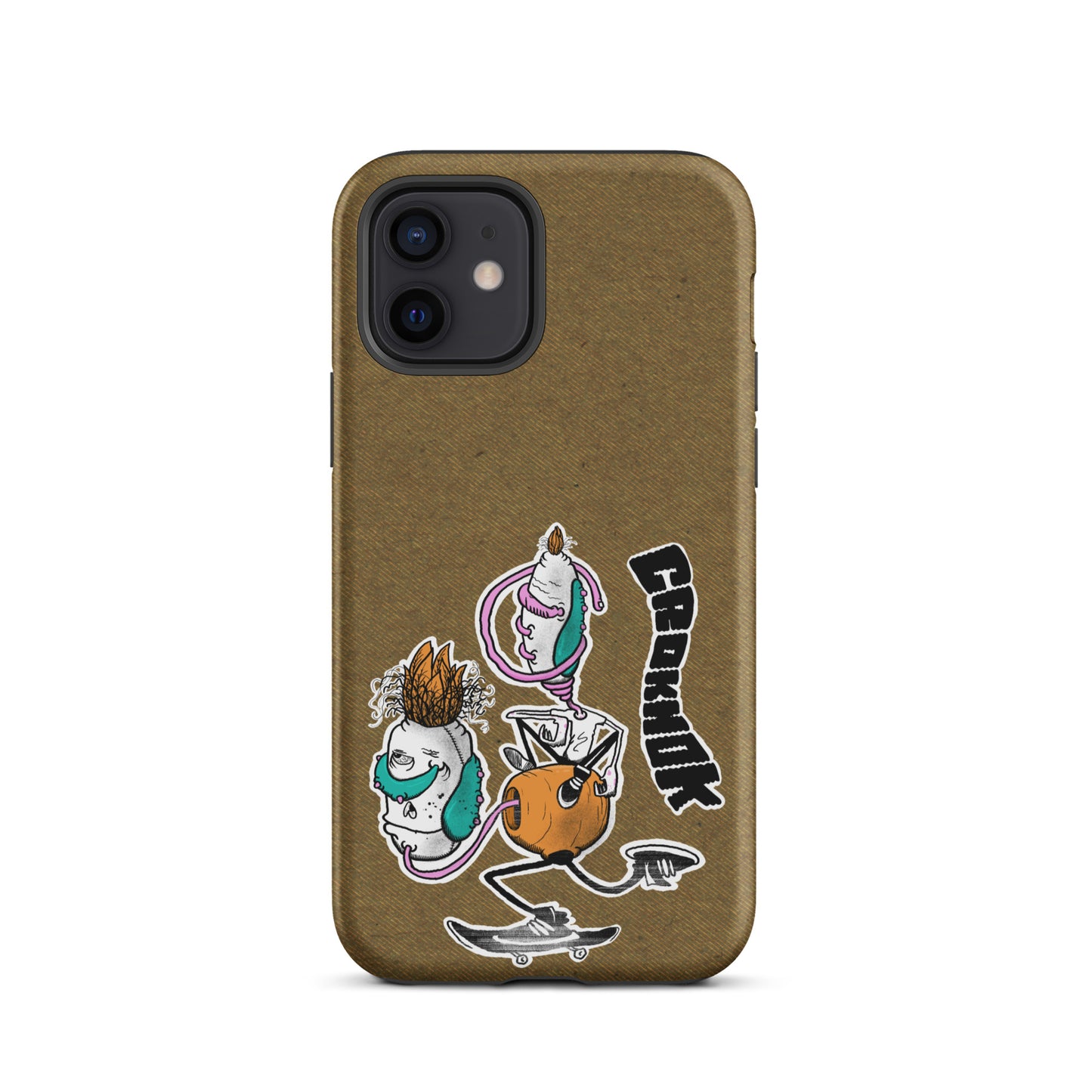iPhone case - Skateboarding AS0025 Brown