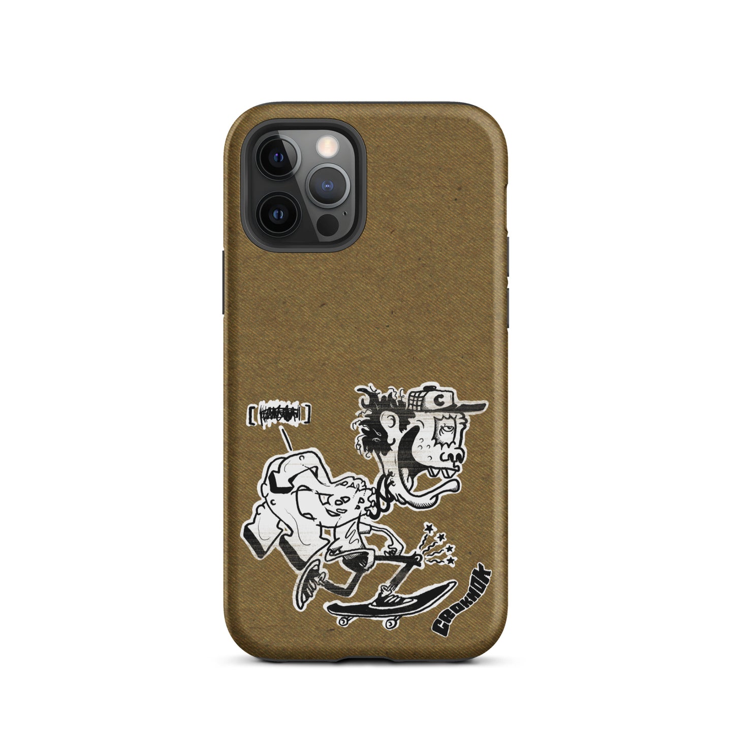 iPhone case - Skateboarding AS0017 Brown