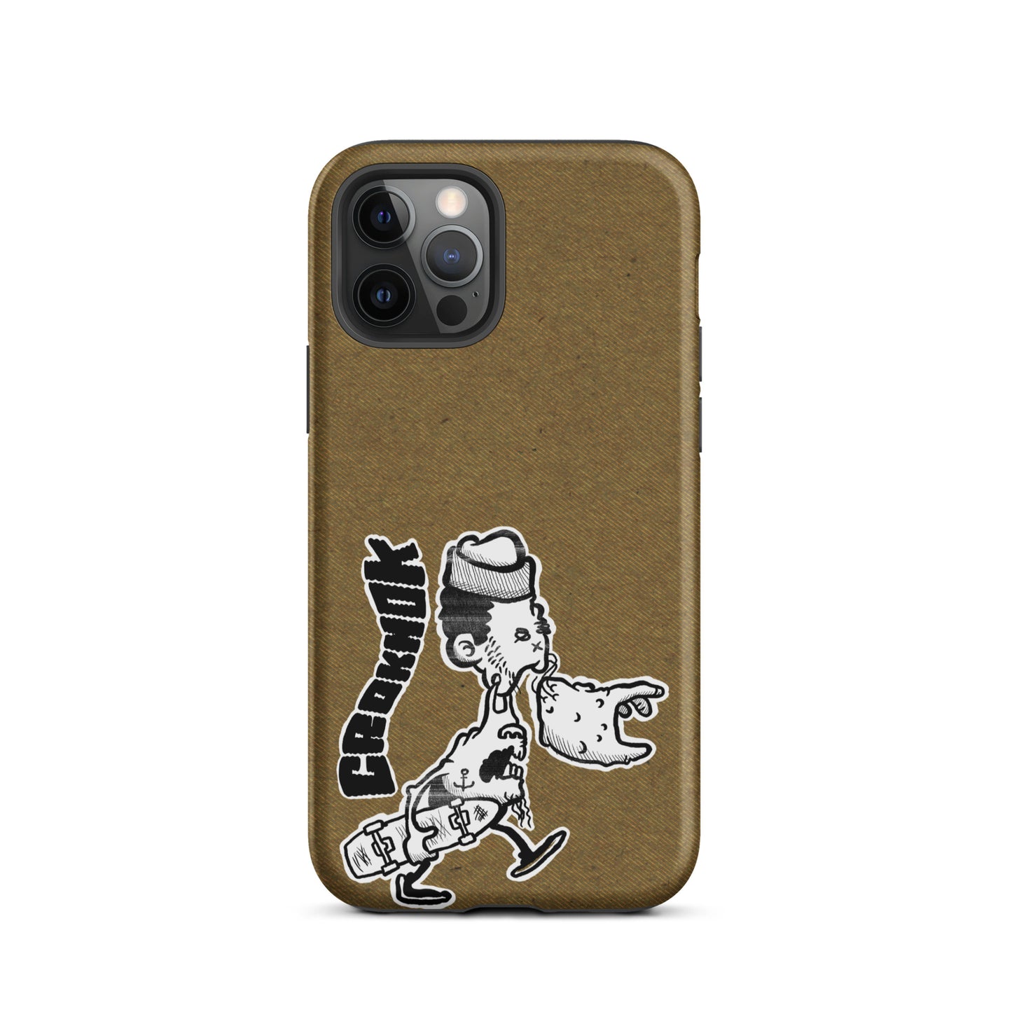 iPhone case - Skateboarding AS0010 Brown