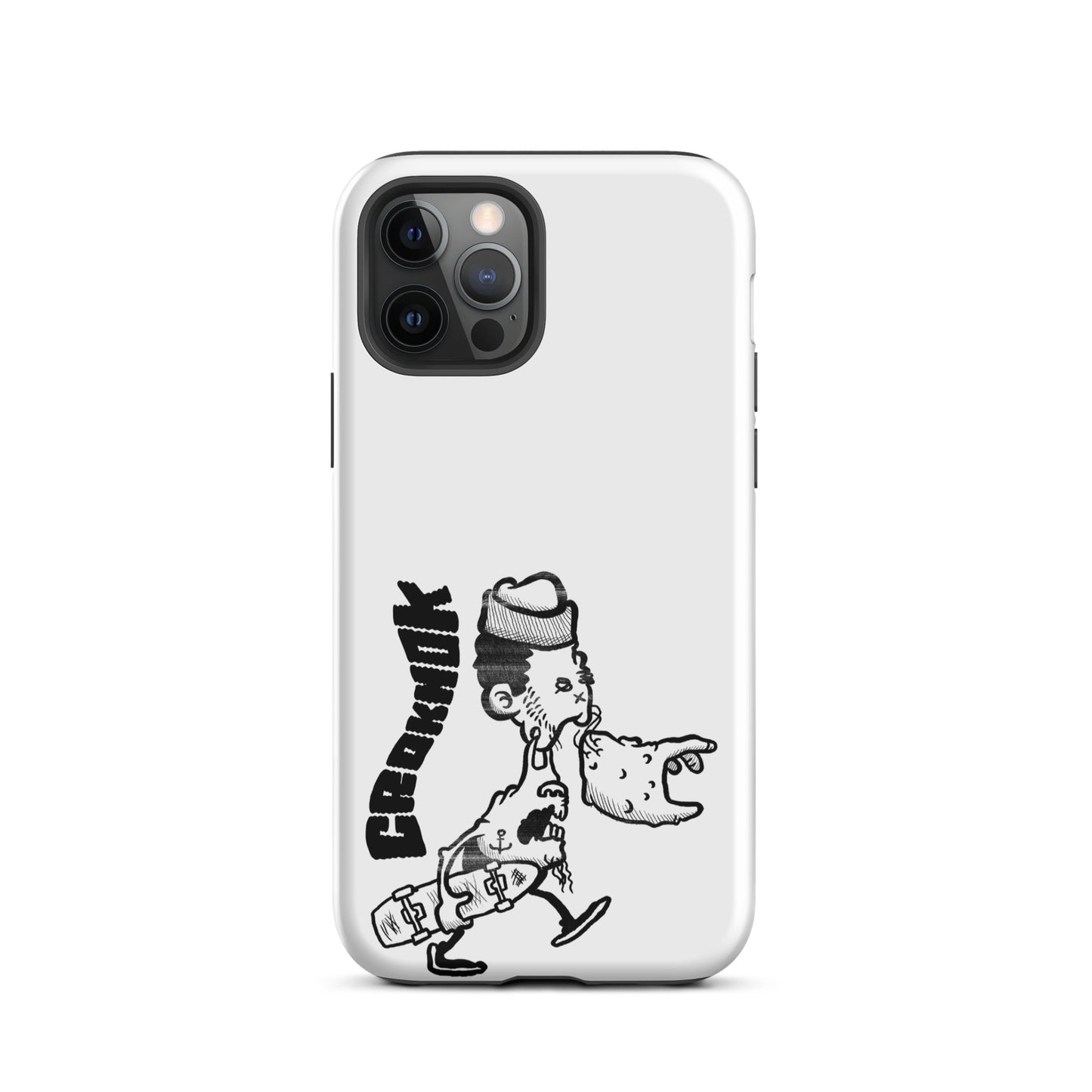 iPhone case - Skateboarding AS0010 White