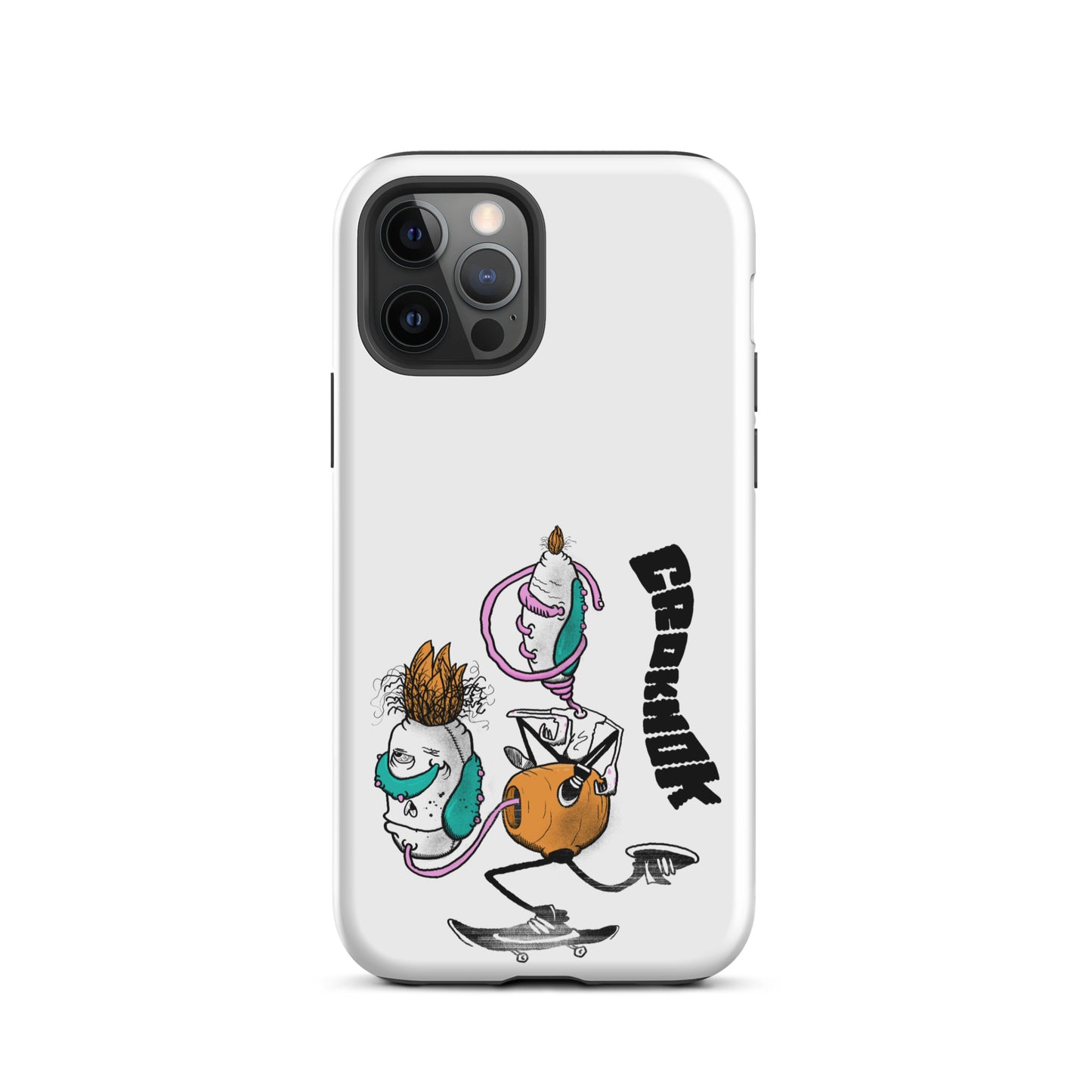 iPhone case - Skateboarding AS0025 White